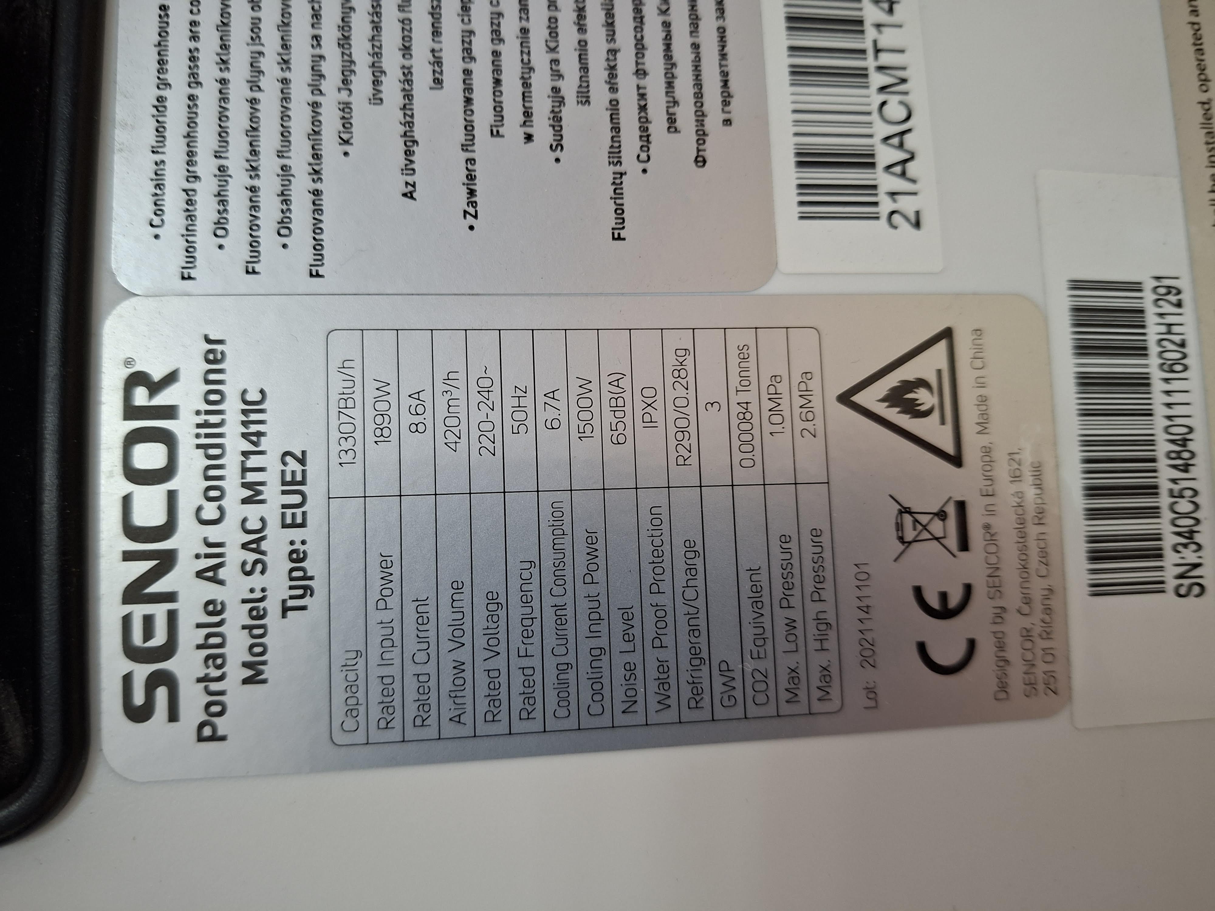 Klima Uredjaj Sencor SAC MT1411C , 14000 btu