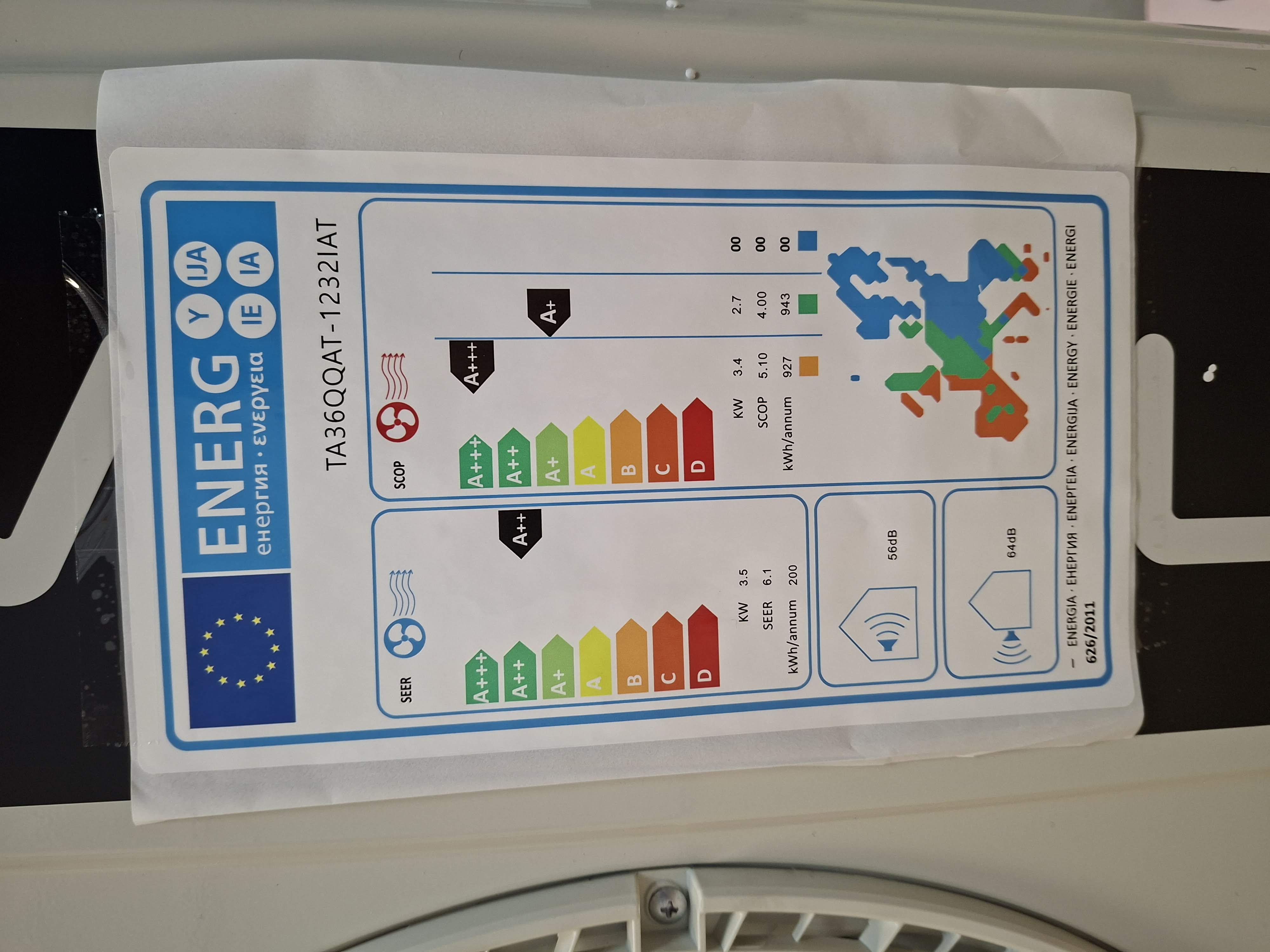 Klima Uredjaj Tesla TA36QQAT-1232IAT , 12000 BTU