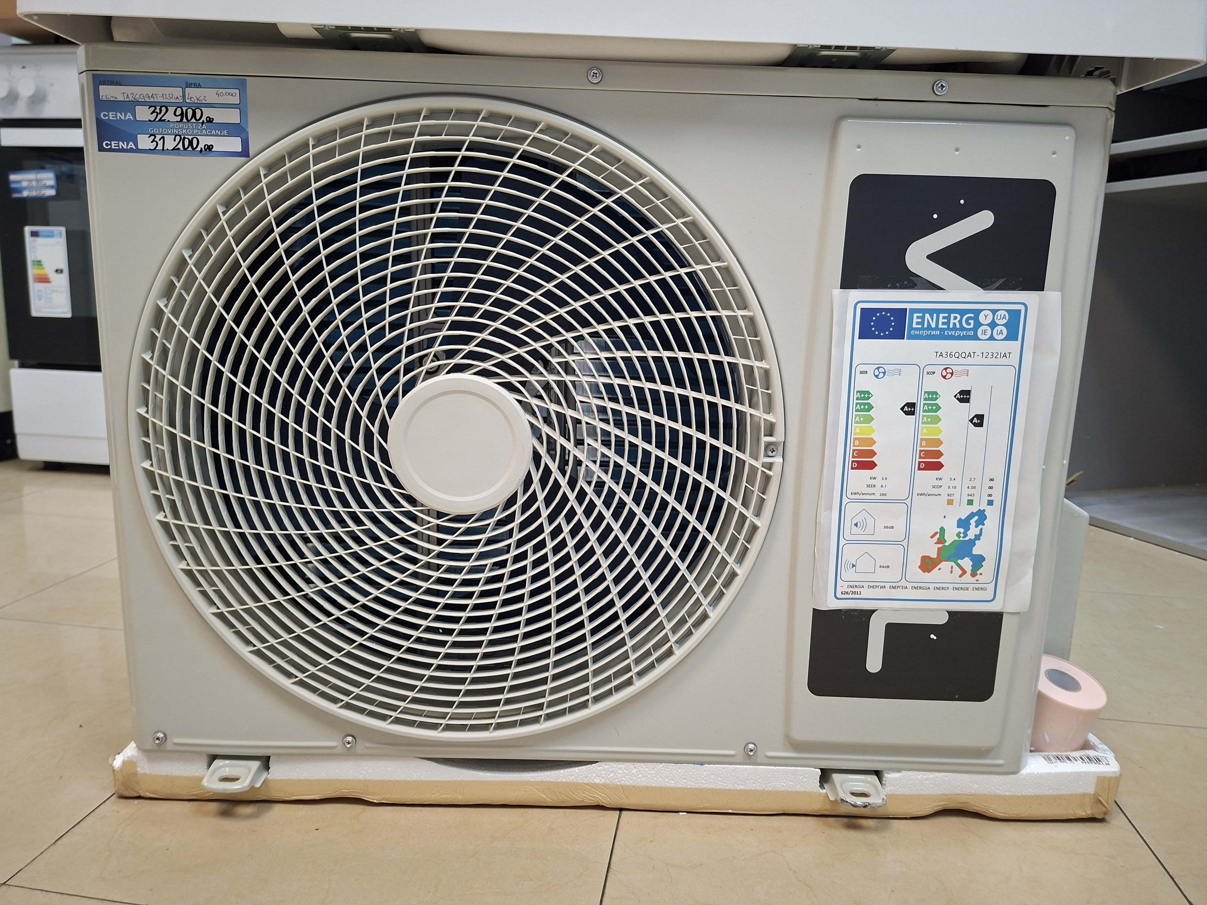 Klima Uredjaj Tesla TA36QQAT-1232IAT , 12000 BTU