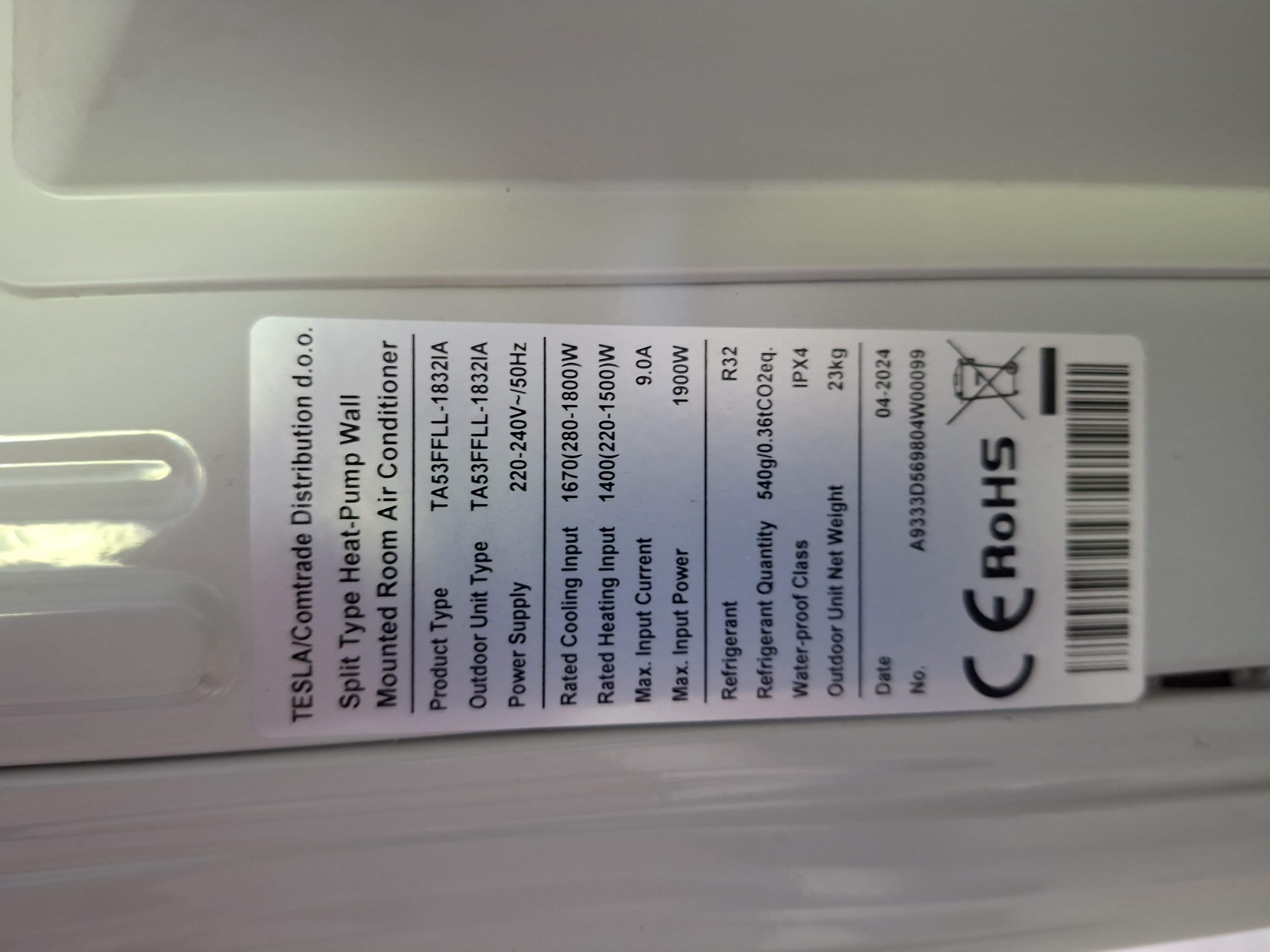 Klima Uredjaj Tesla TT53FFLL-1832IA , Inverter