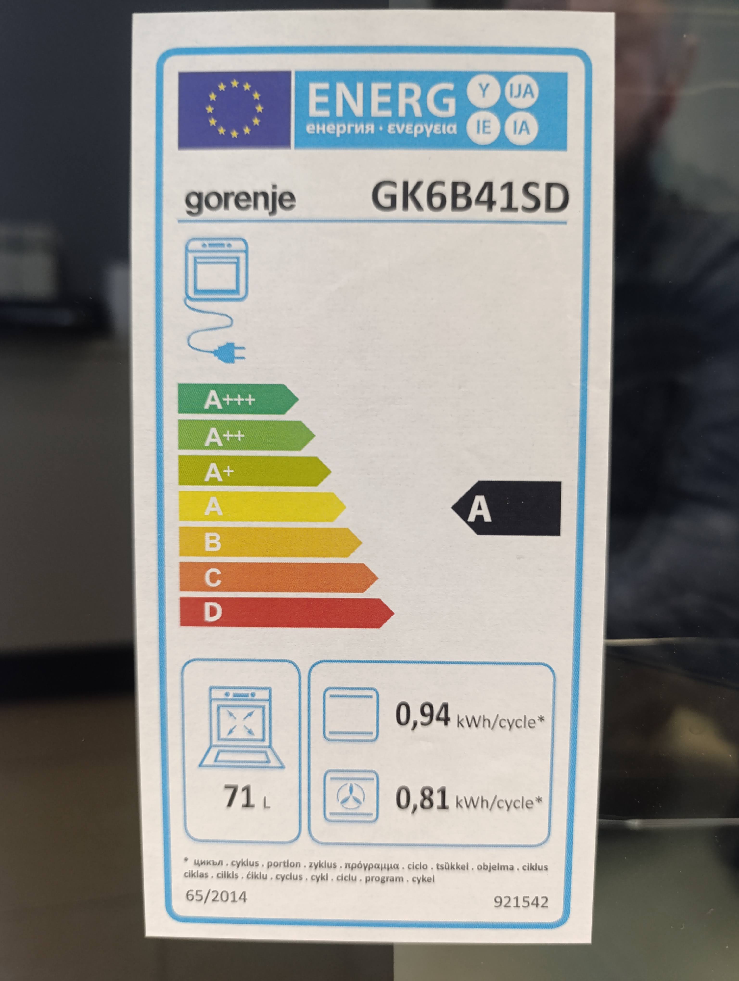 Kombinovani Šporet Gorenje GK 6B41 SD , 60cm.