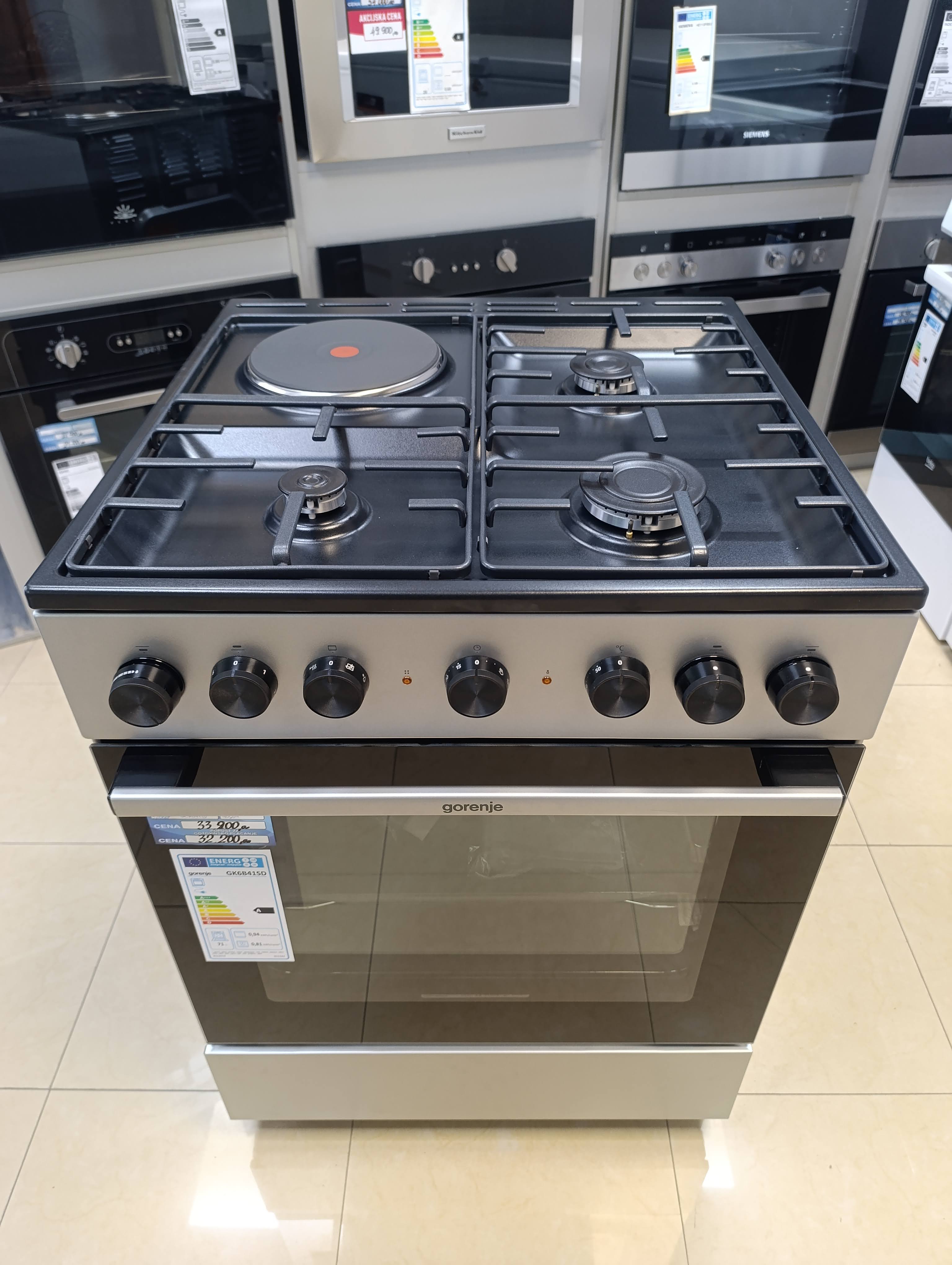 Kombinovani Šporet Gorenje GK 6B41 SD , 60cm.