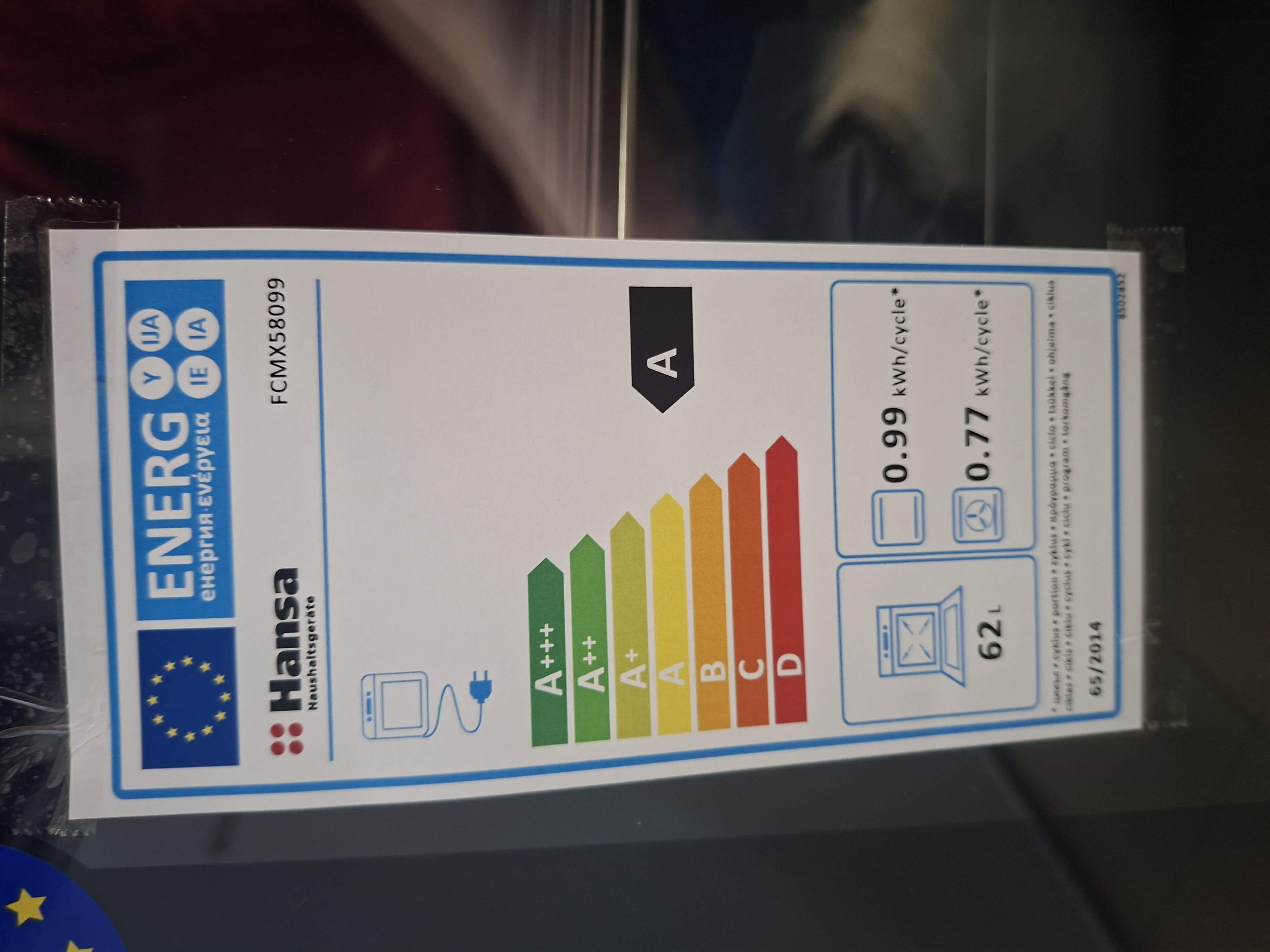 Kombinovani Šporet Hansa FCMX 58099 , 62L