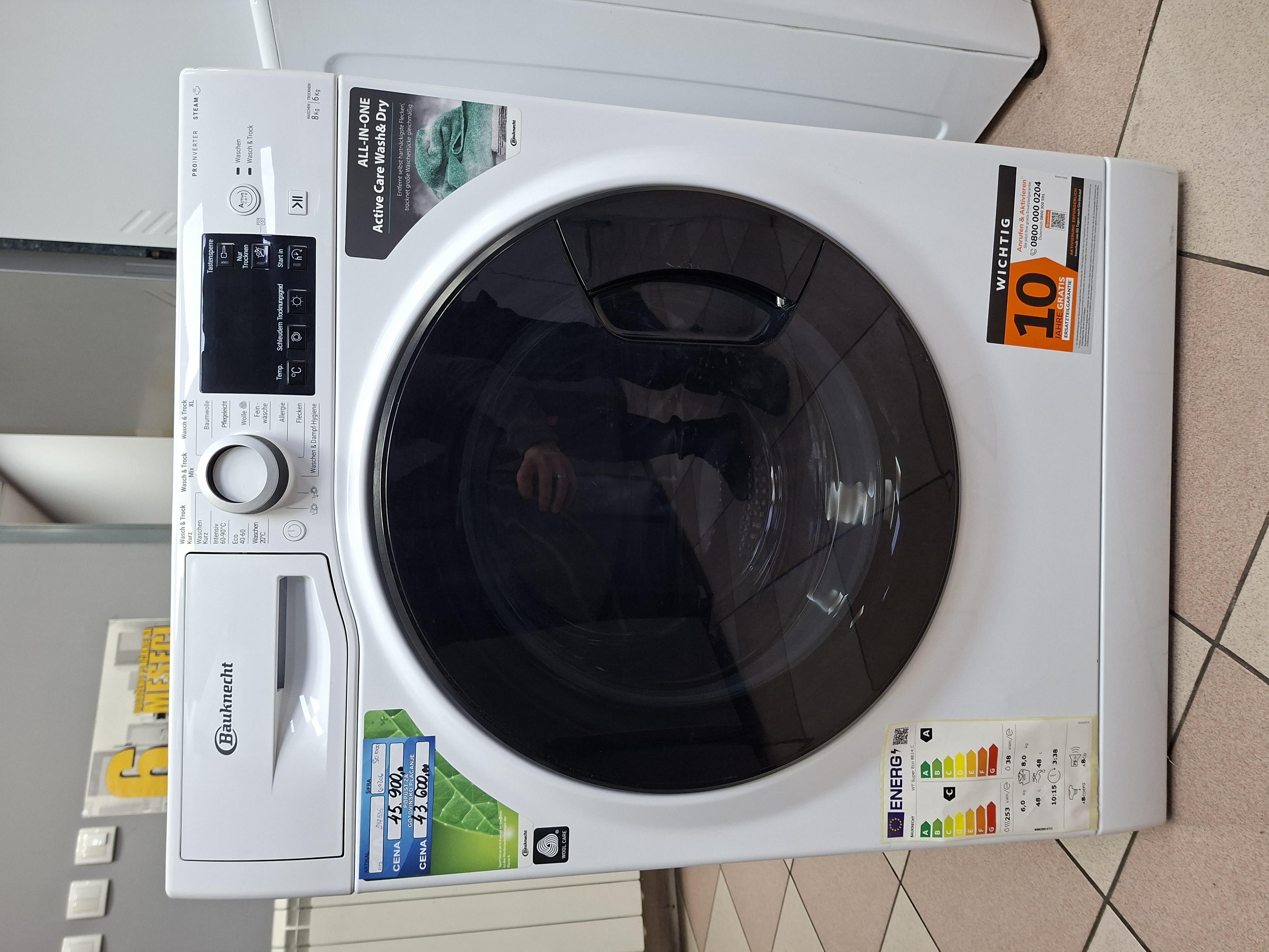 Mašina za pranje i sušenje Bauknecht WT Super Eco 8614 C