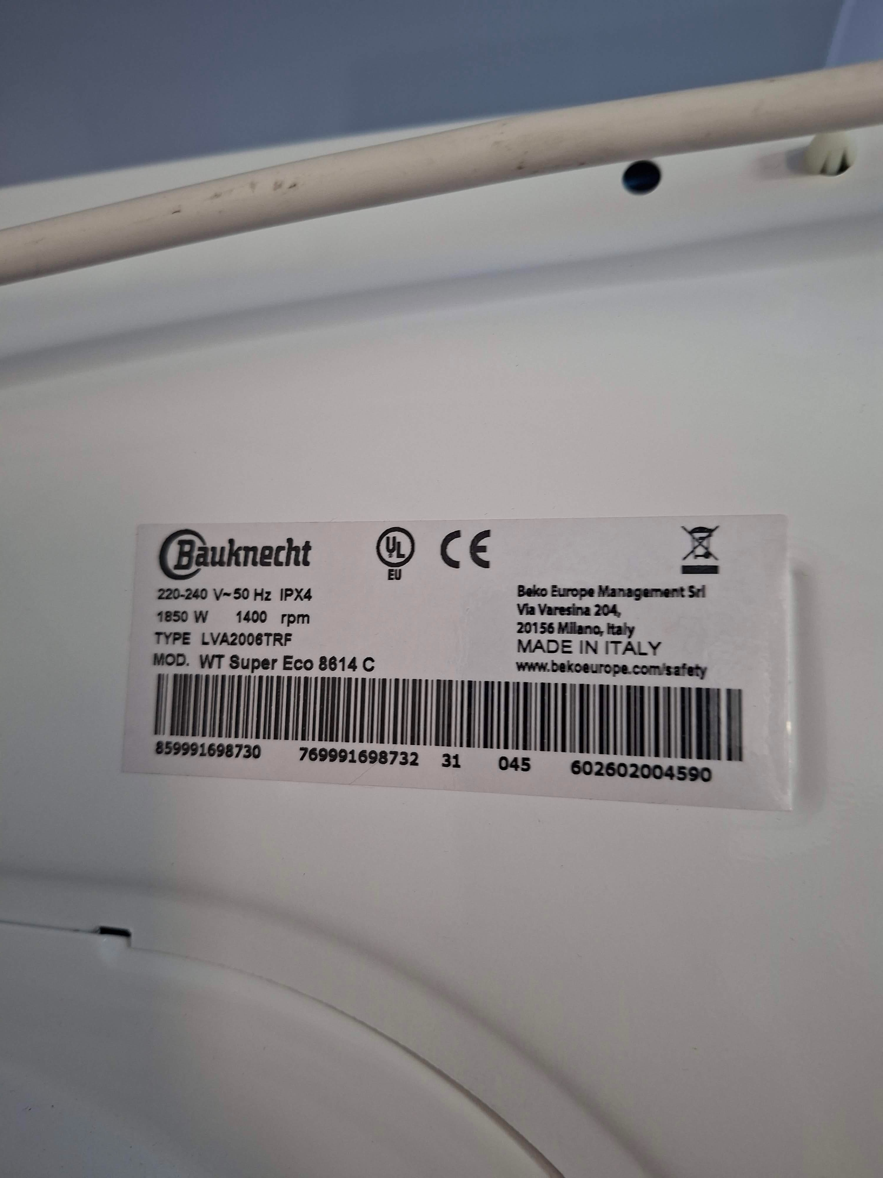 Mašina za pranje i sušenje Bauknecht WT Super Eco 8614 C