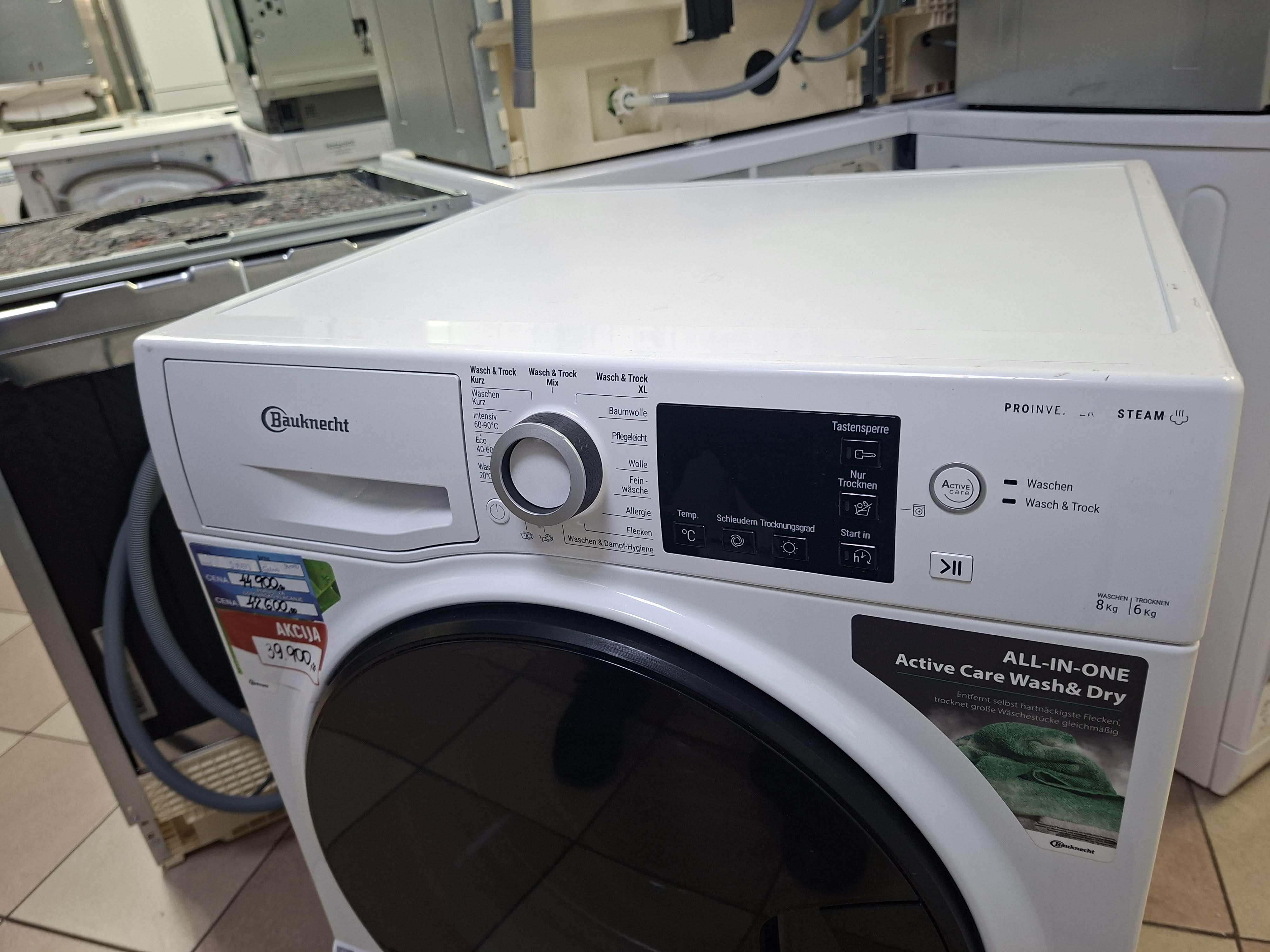 Mašina za pranje i sušenje Bauknecht WT Super Eco 8614 C