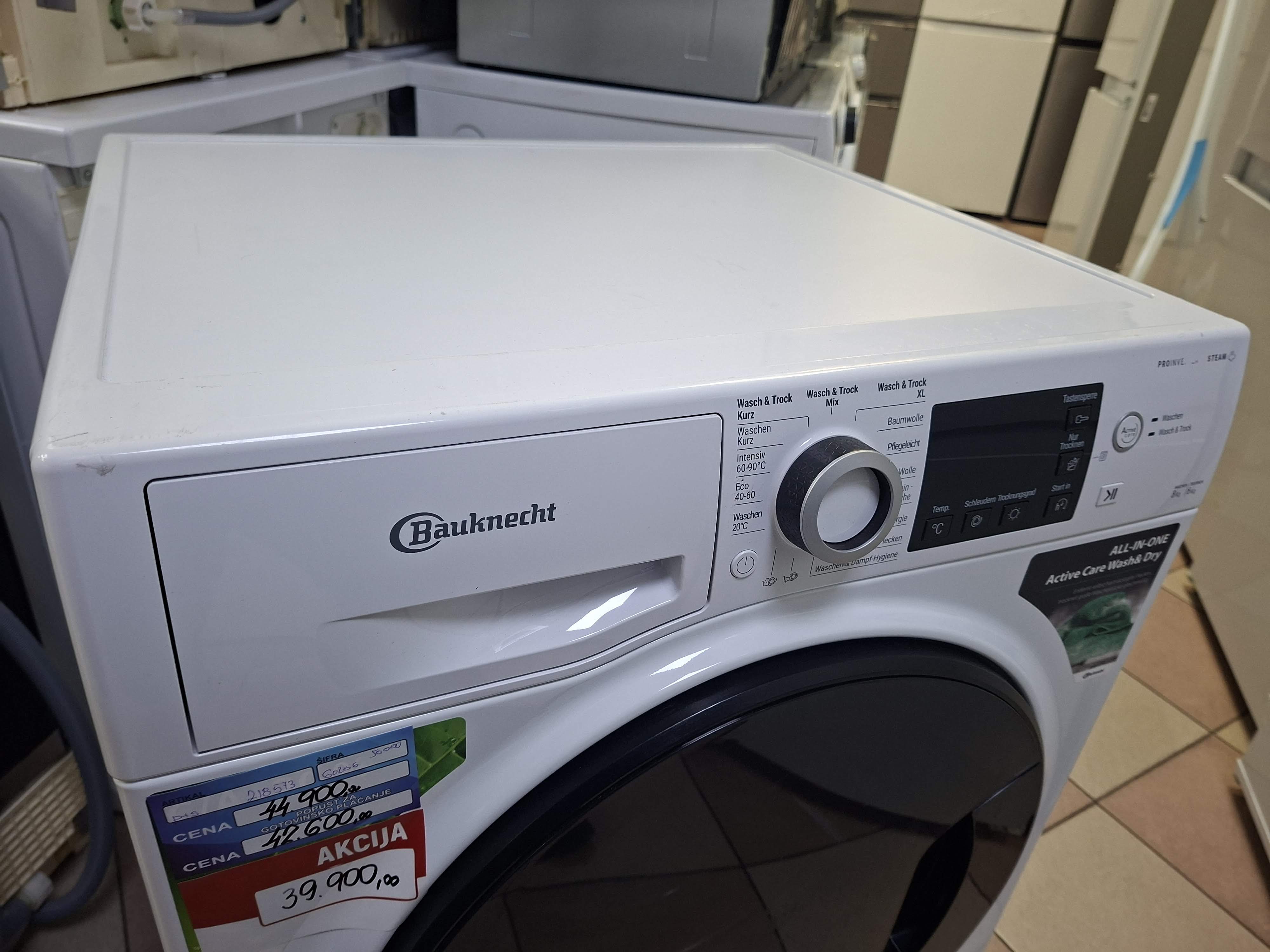 Mašina za pranje i sušenje Bauknecht WT Super Eco 8614 C