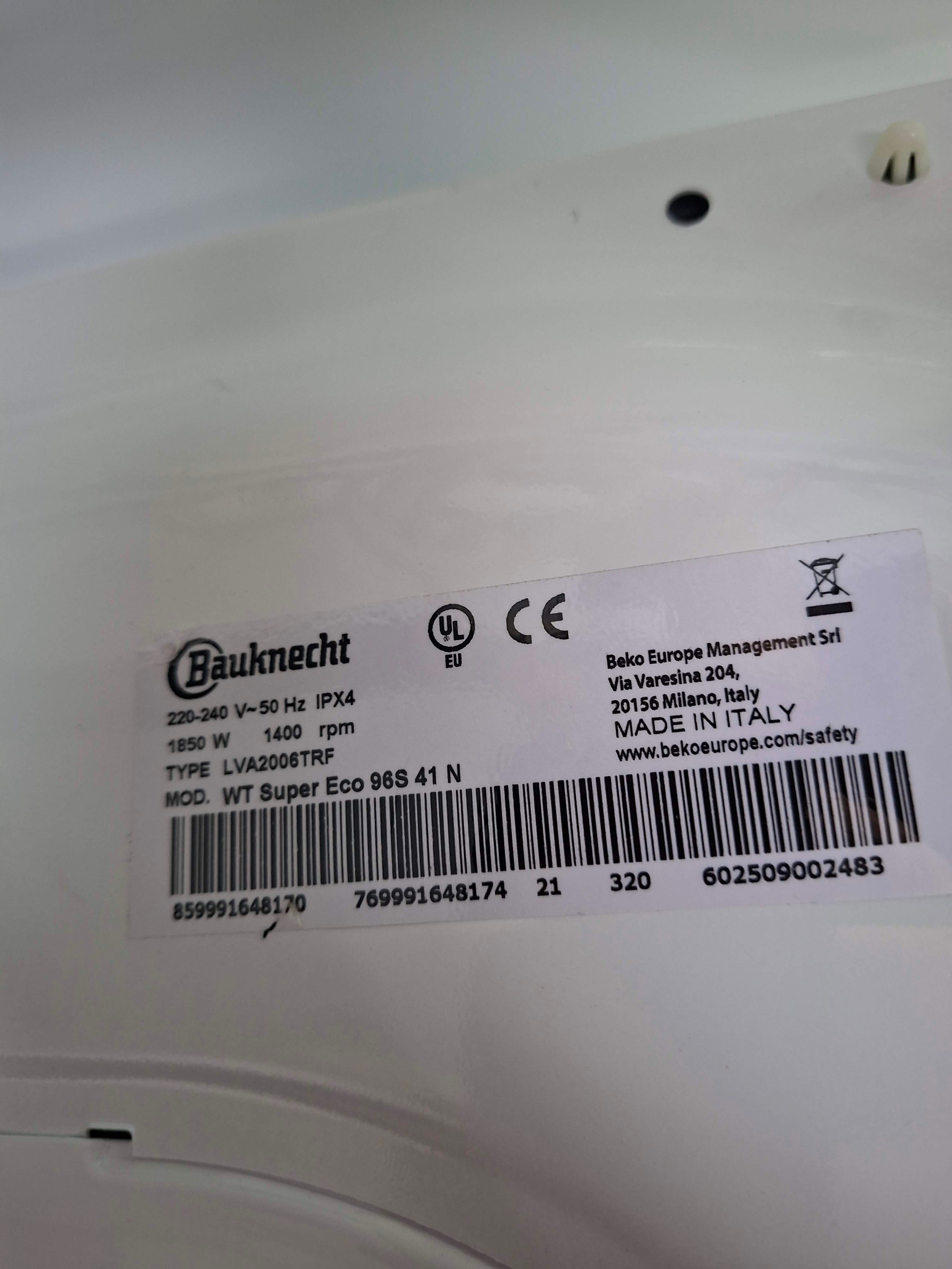 Mašina za pranje i sušenje Bauknecht WT Super Eco 96S 41 N (2)