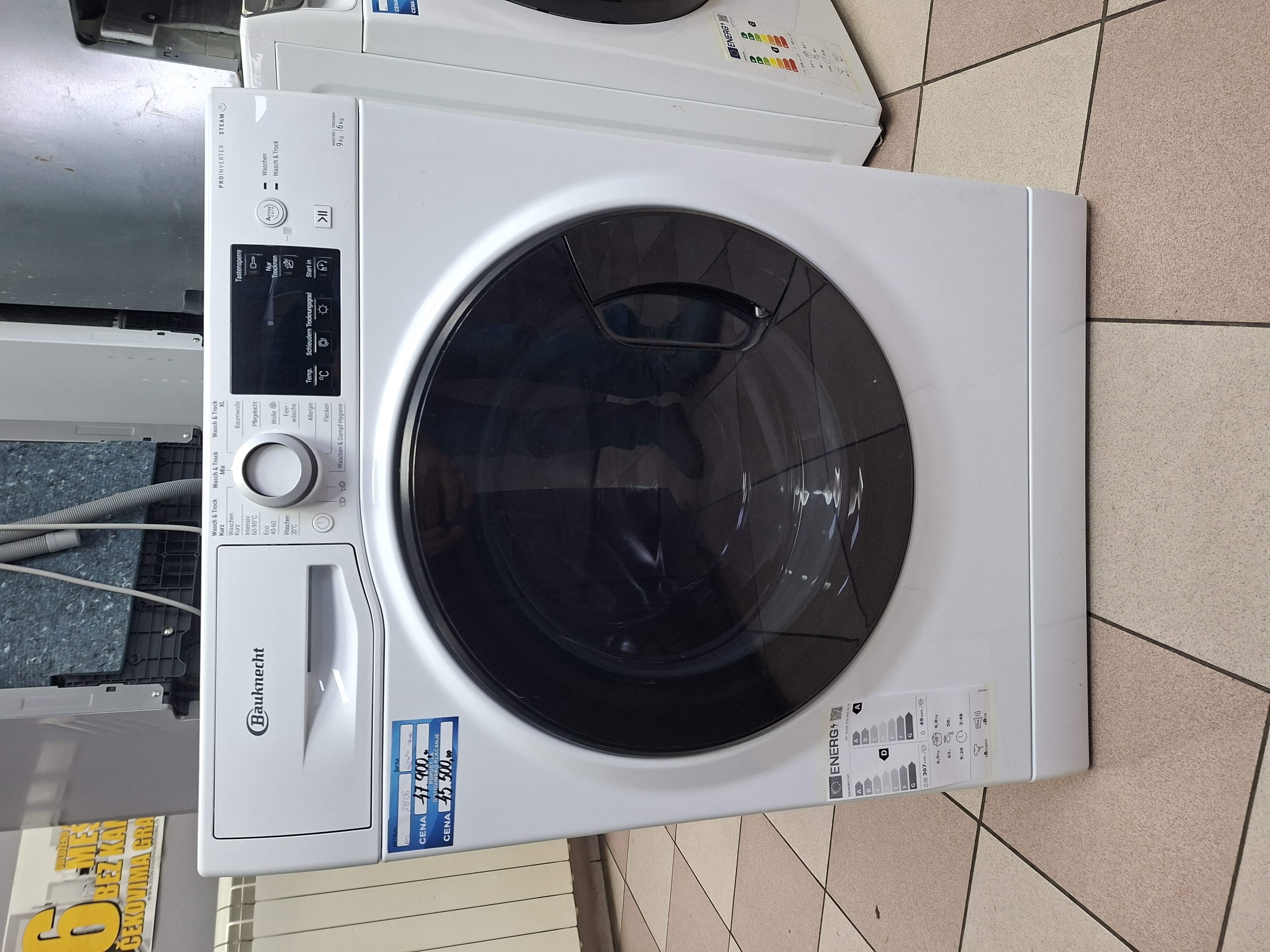 Mašina za pranje i sušenje Bauknecht WT Super Eco 96S 41 N (2)