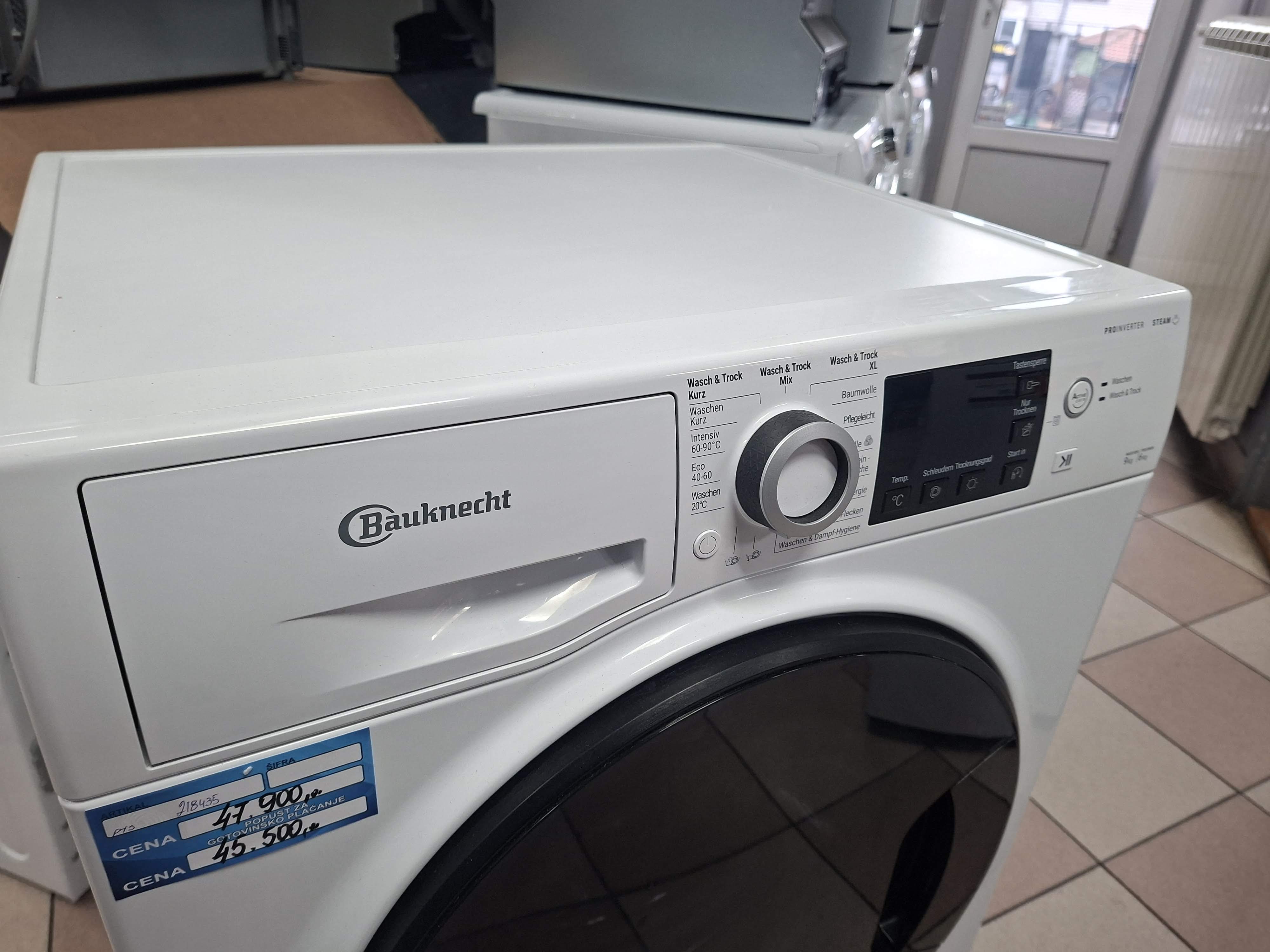 Mašina za pranje i sušenje Bauknecht WT Super Eco 96S 41 N (2)