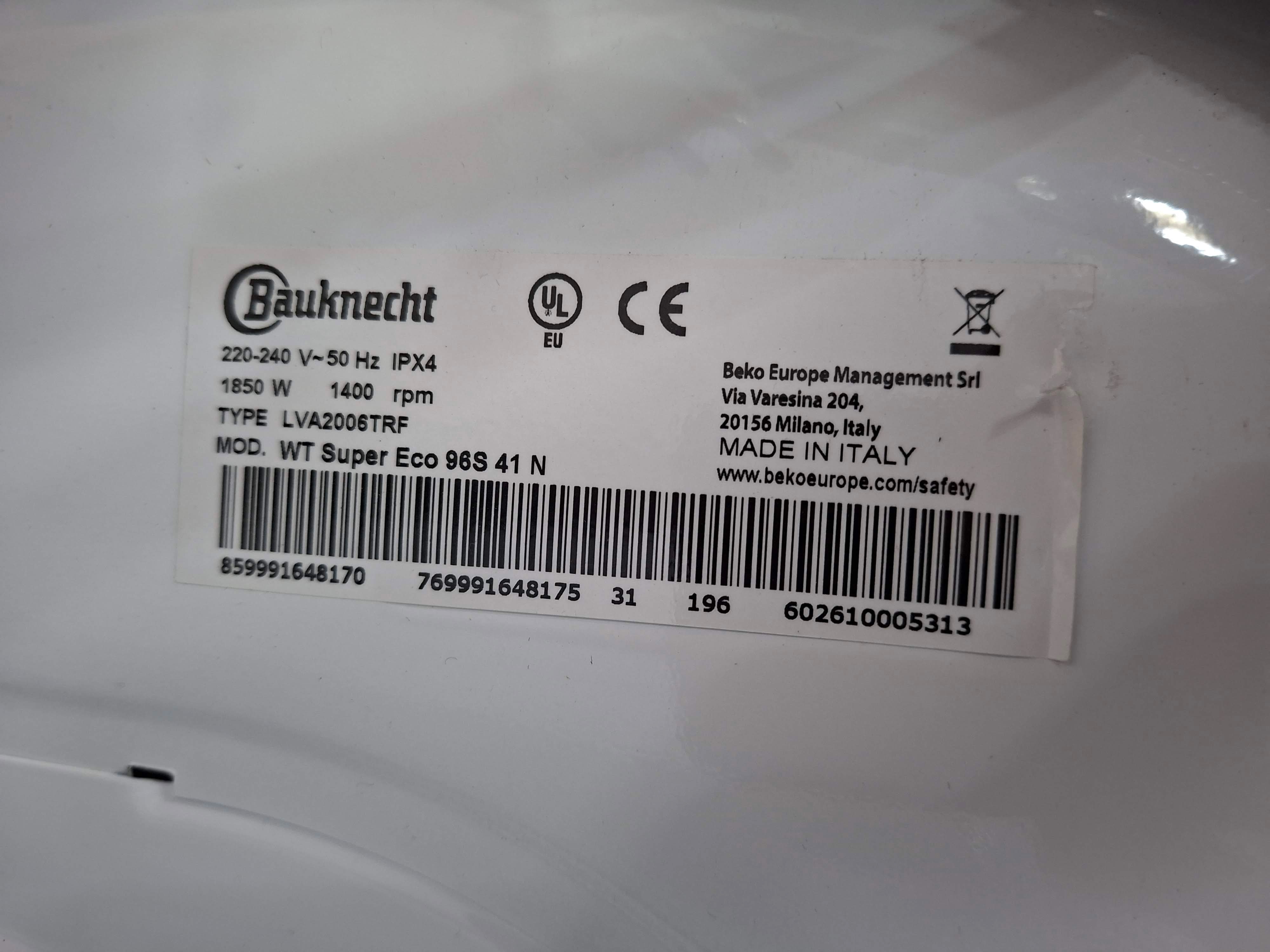 Mašina za pranje i sušenje Bauknecht WT Super Eco 96S 41 N (2)