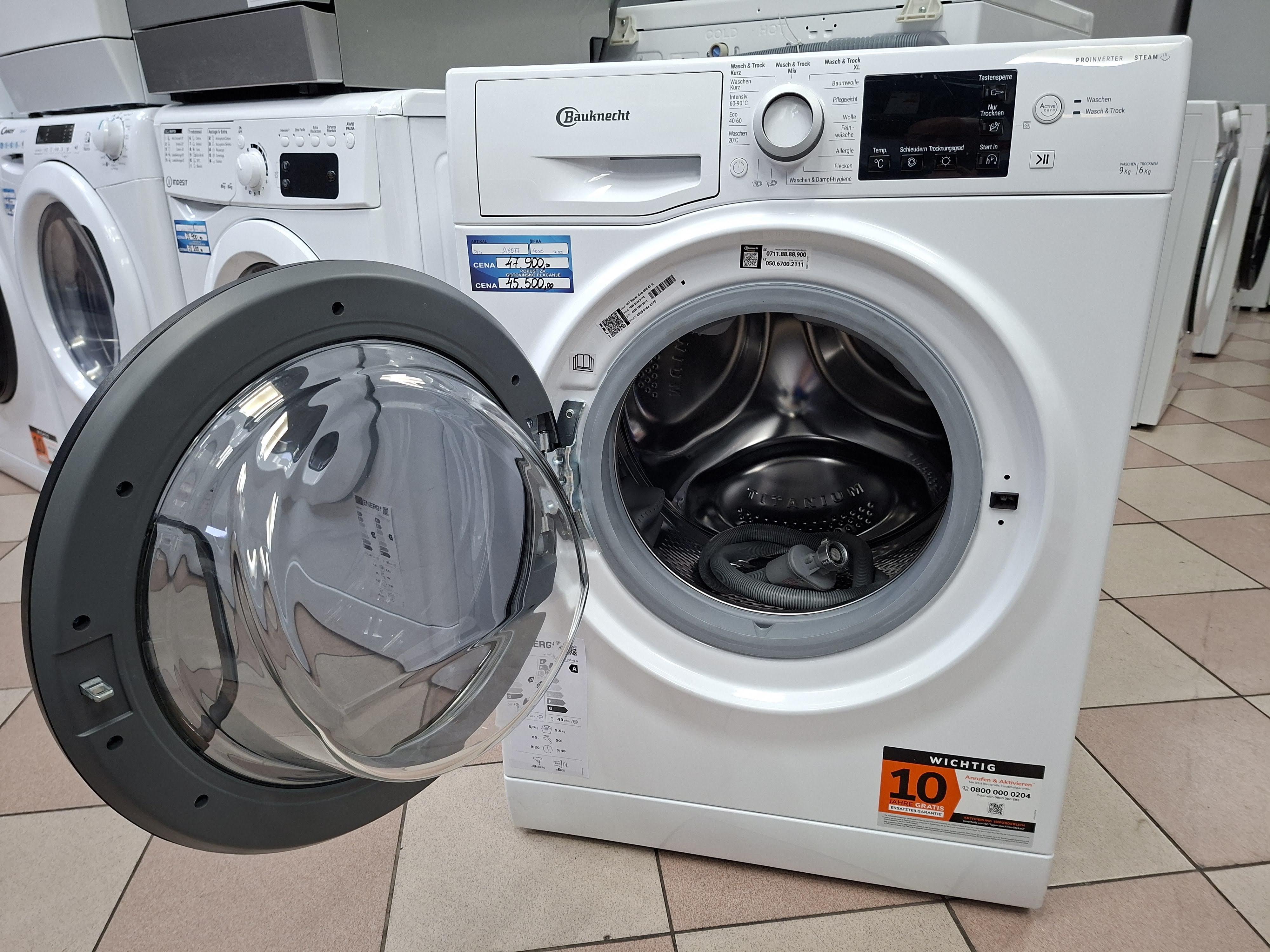 Mašina za pranje i sušenje Bauknecht WT Super Eco 96S 41 N (2)