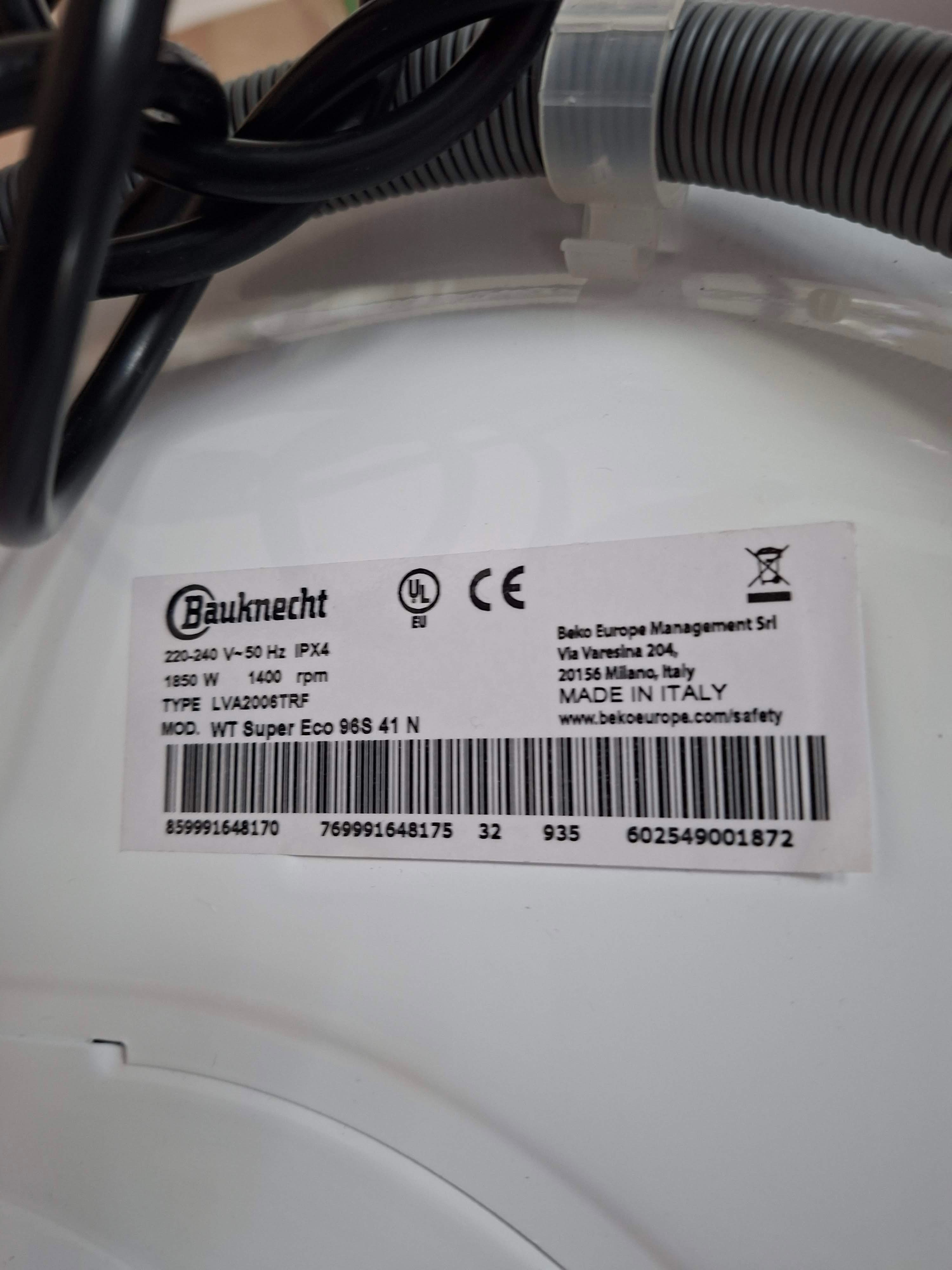 Mašina za pranje i sušenje Bauknecht WT Super Eco 96S 41 N, 9+6 kg