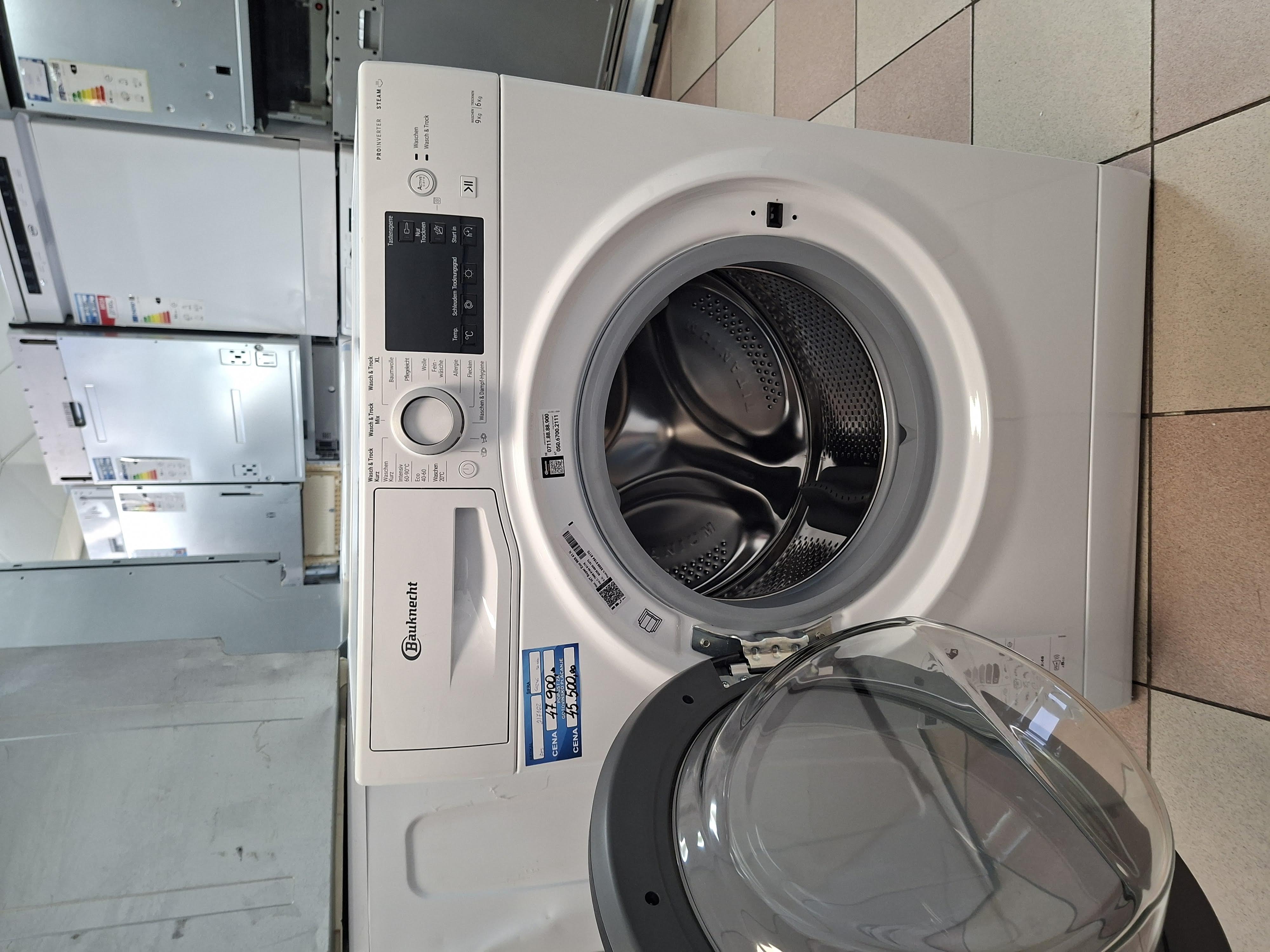 Mašina za pranje i sušenje Bauknecht WT Super Eco 96S 41 N, 9+6 kg