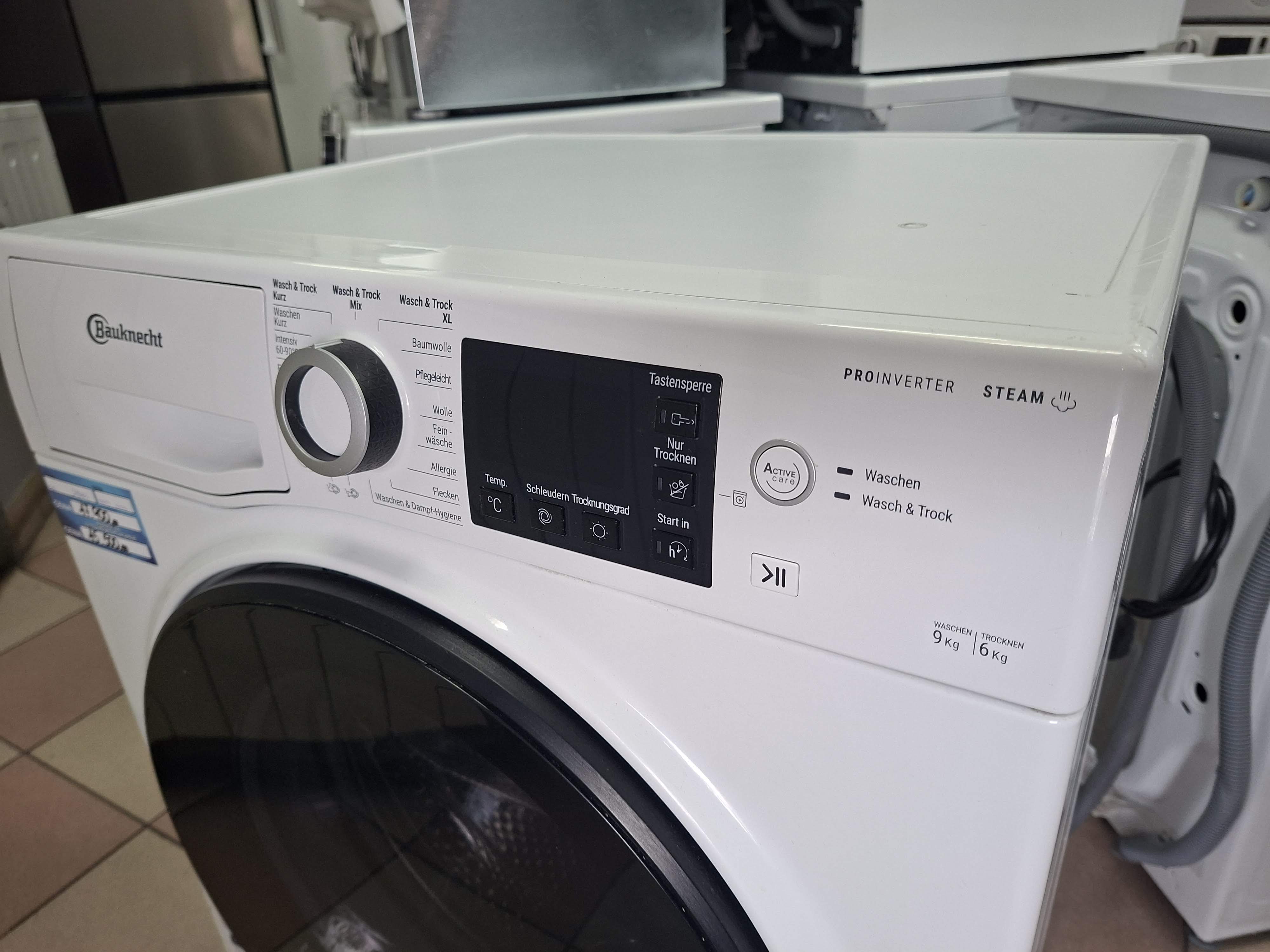 Mašina za pranje i sušenje Bauknecht WT Super Eco 96S 41 N, 9+6 kg