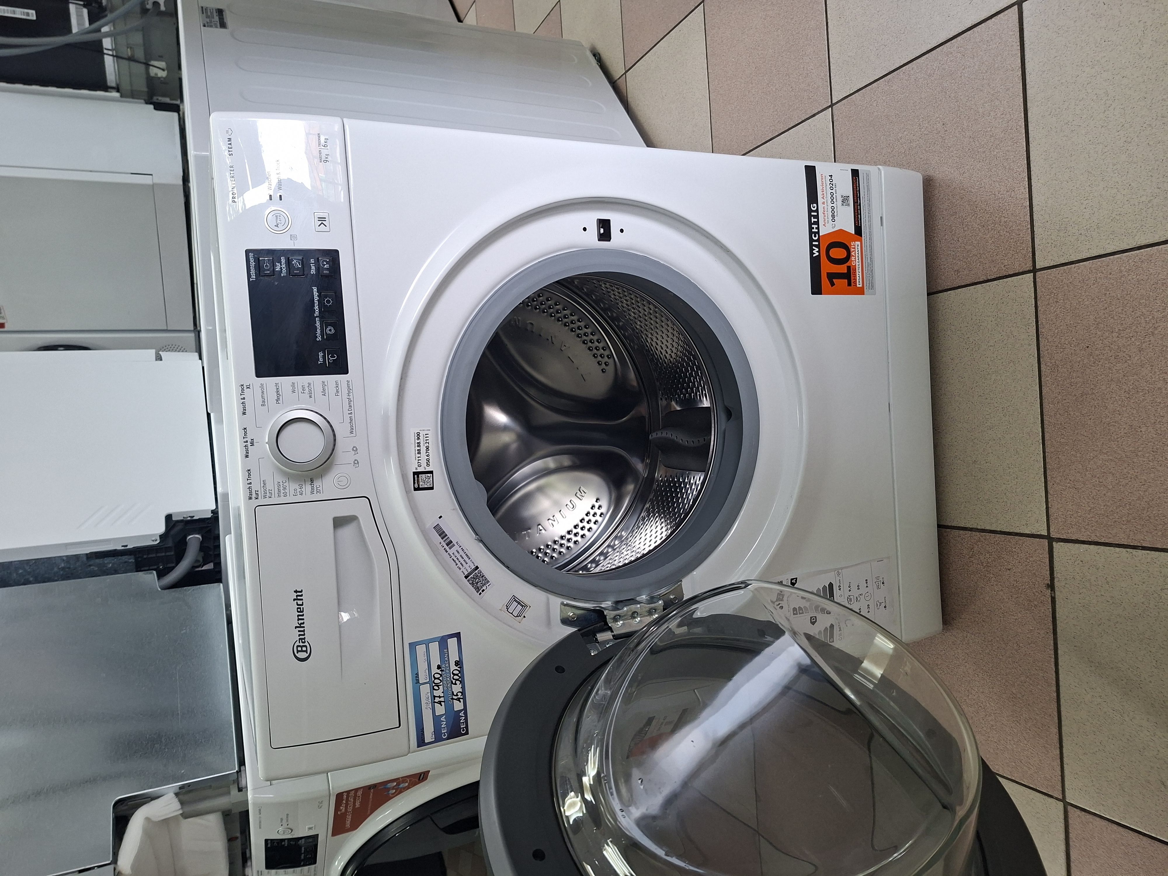 Mašina za pranje i sušenje Bauknecht WT Super Eco 96S 41 N, 9+6 kg