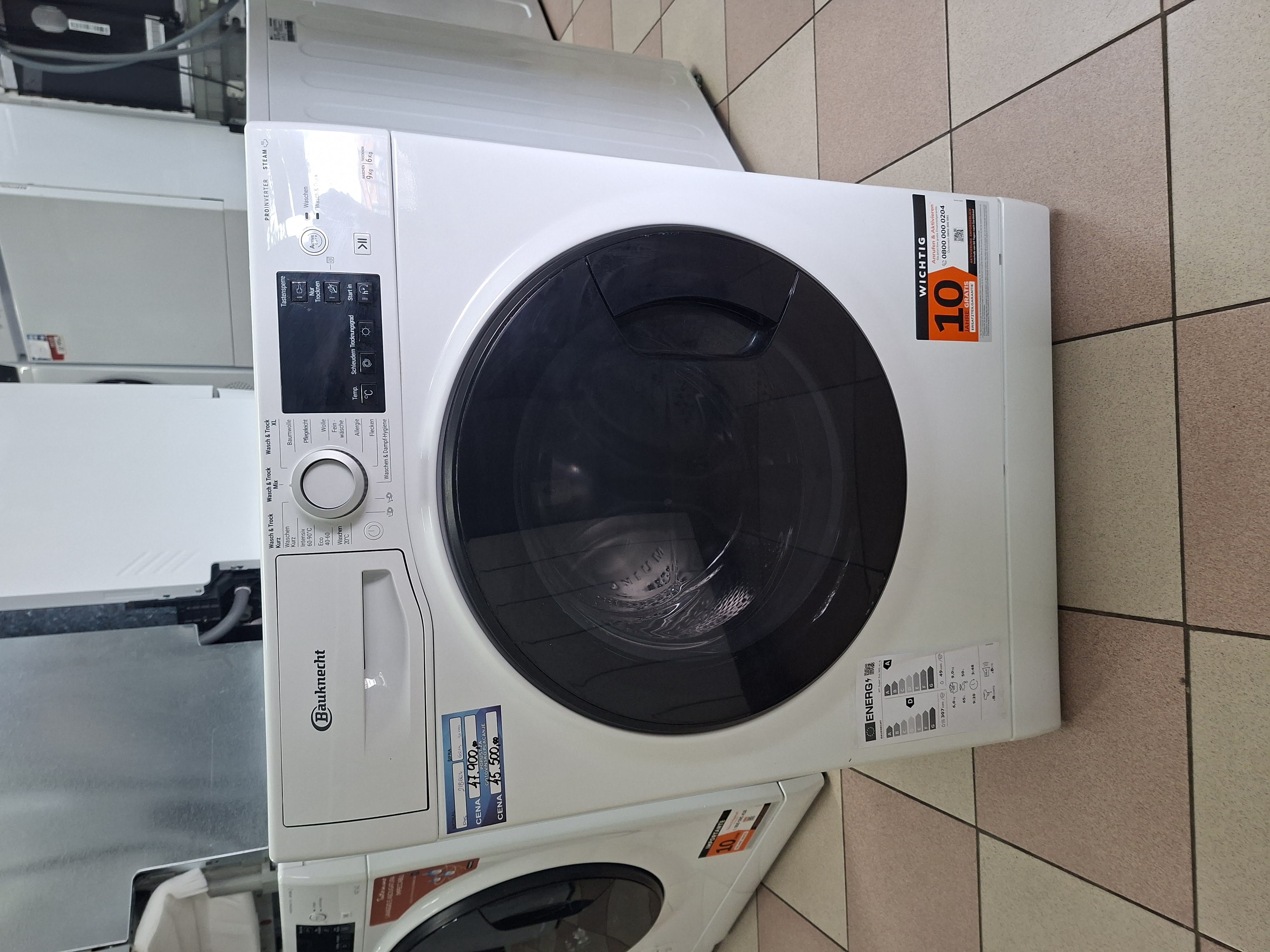 Mašina za pranje i sušenje Bauknecht WT Super Eco 96S 41 N, 9+6 kg