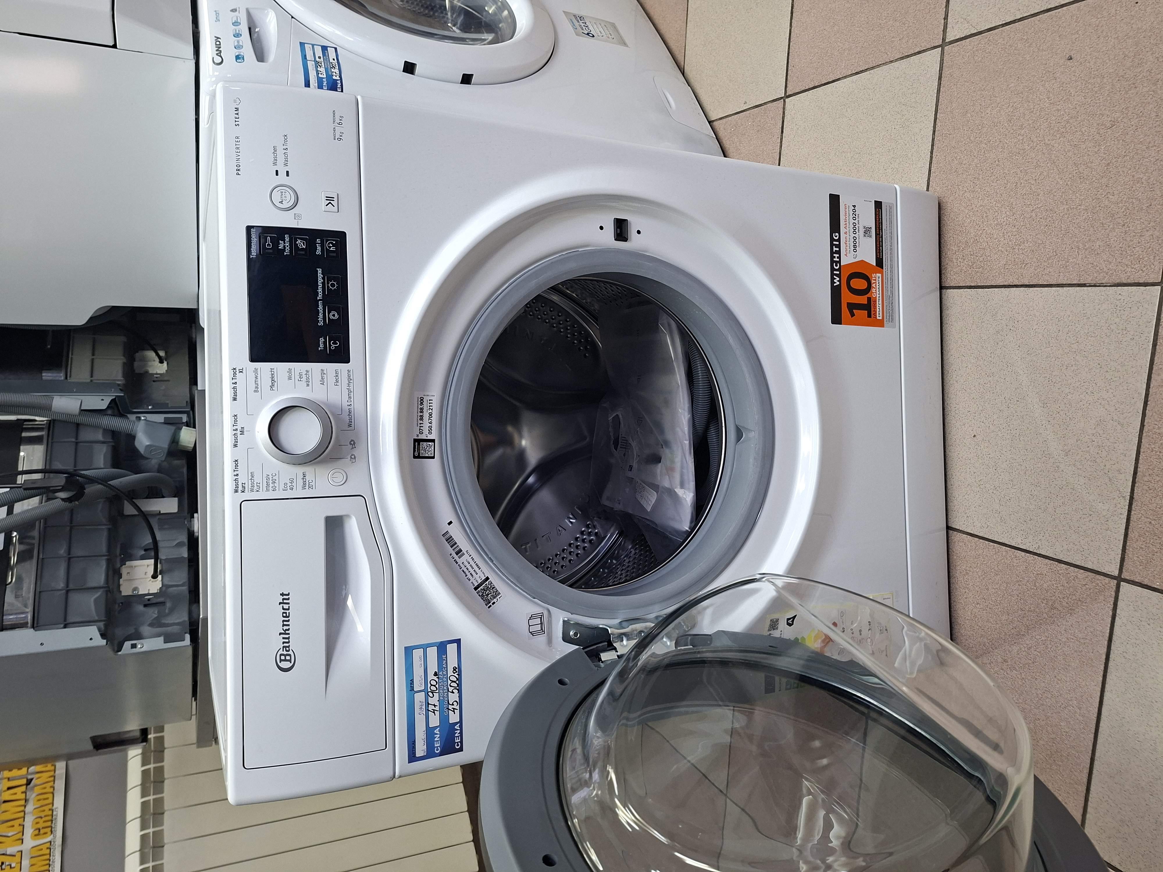 Mašina za pranje i sušenje Bauknecht WT Super Eco 96S 41 N, 9+6 kg