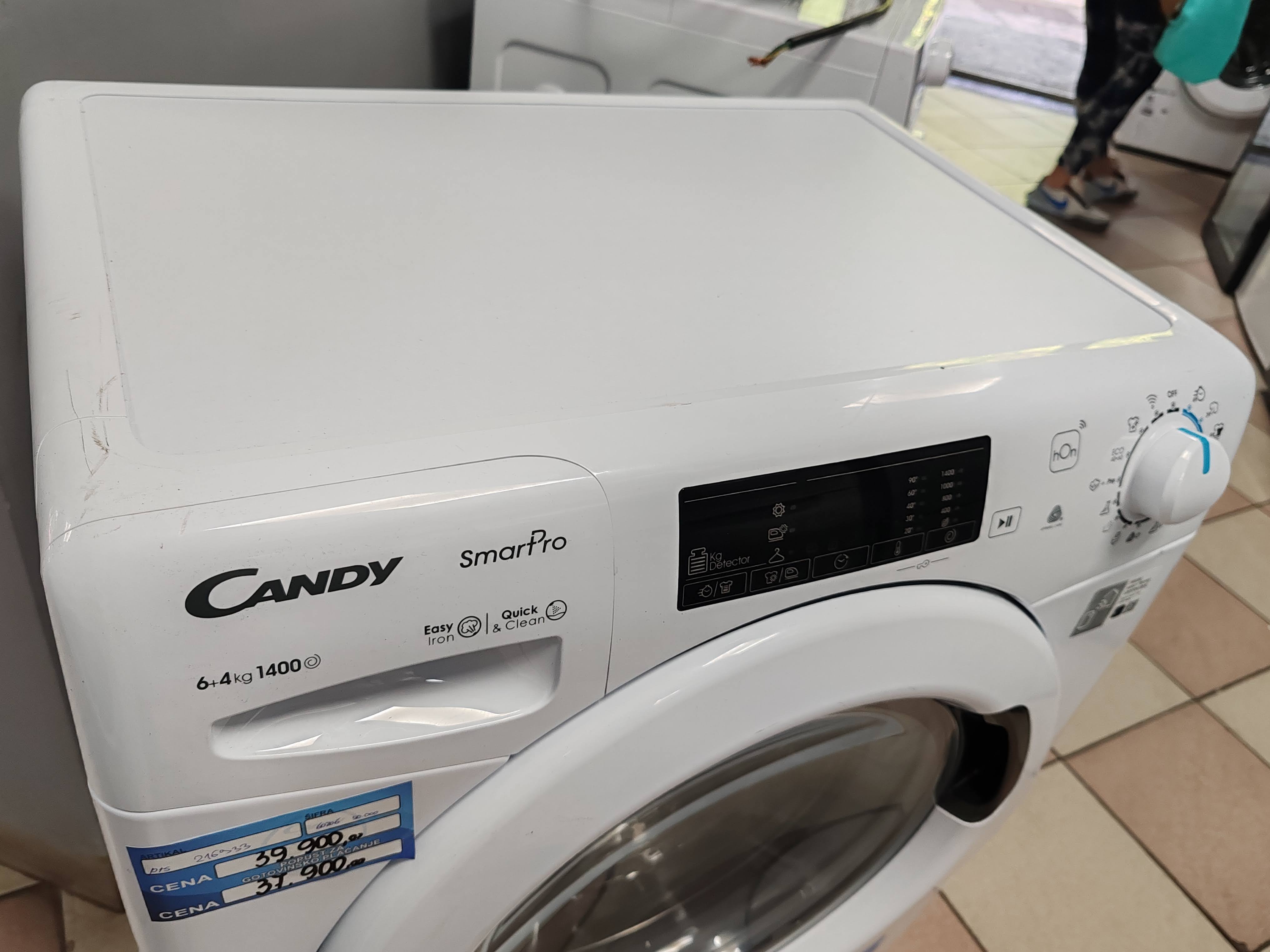 Mašina za pranje i sušenje Candy CSHW 4645TW3/1-S, 6+4kg