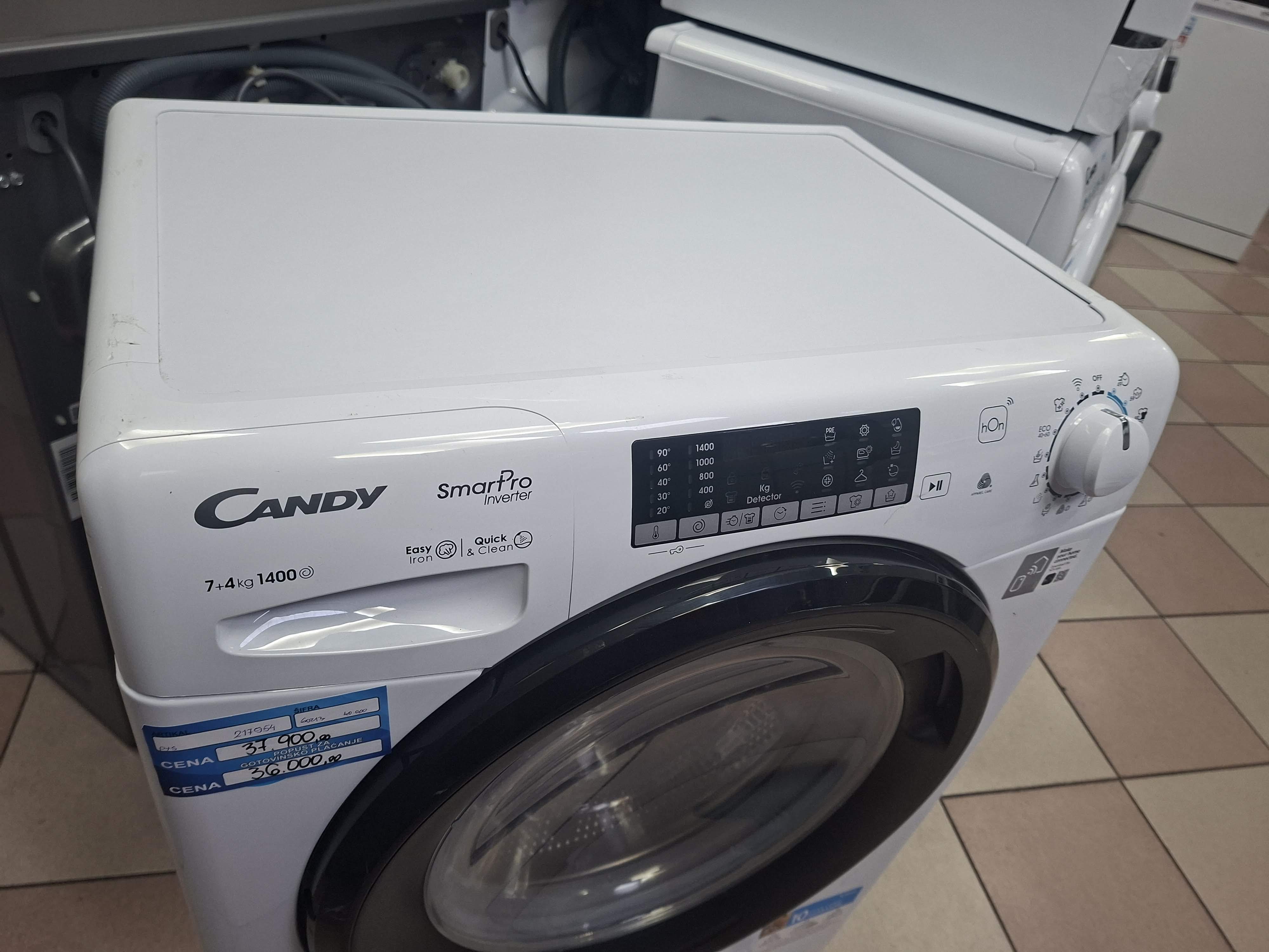 Mašina za pranje i sušenje Candy CSOW 4746TWMB5-S