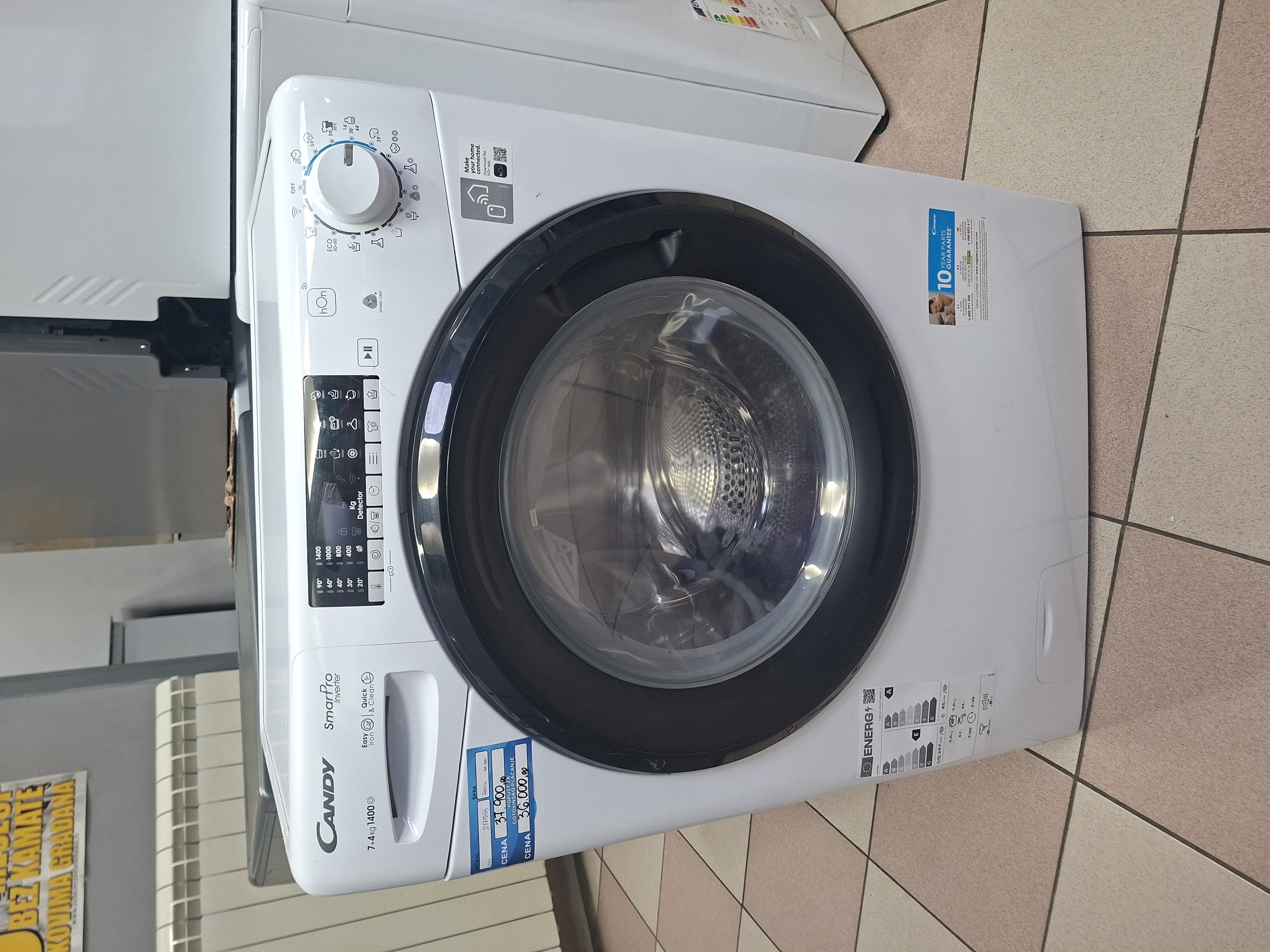 Mašina za pranje i sušenje Candy CSOW 4746TWMB5-S