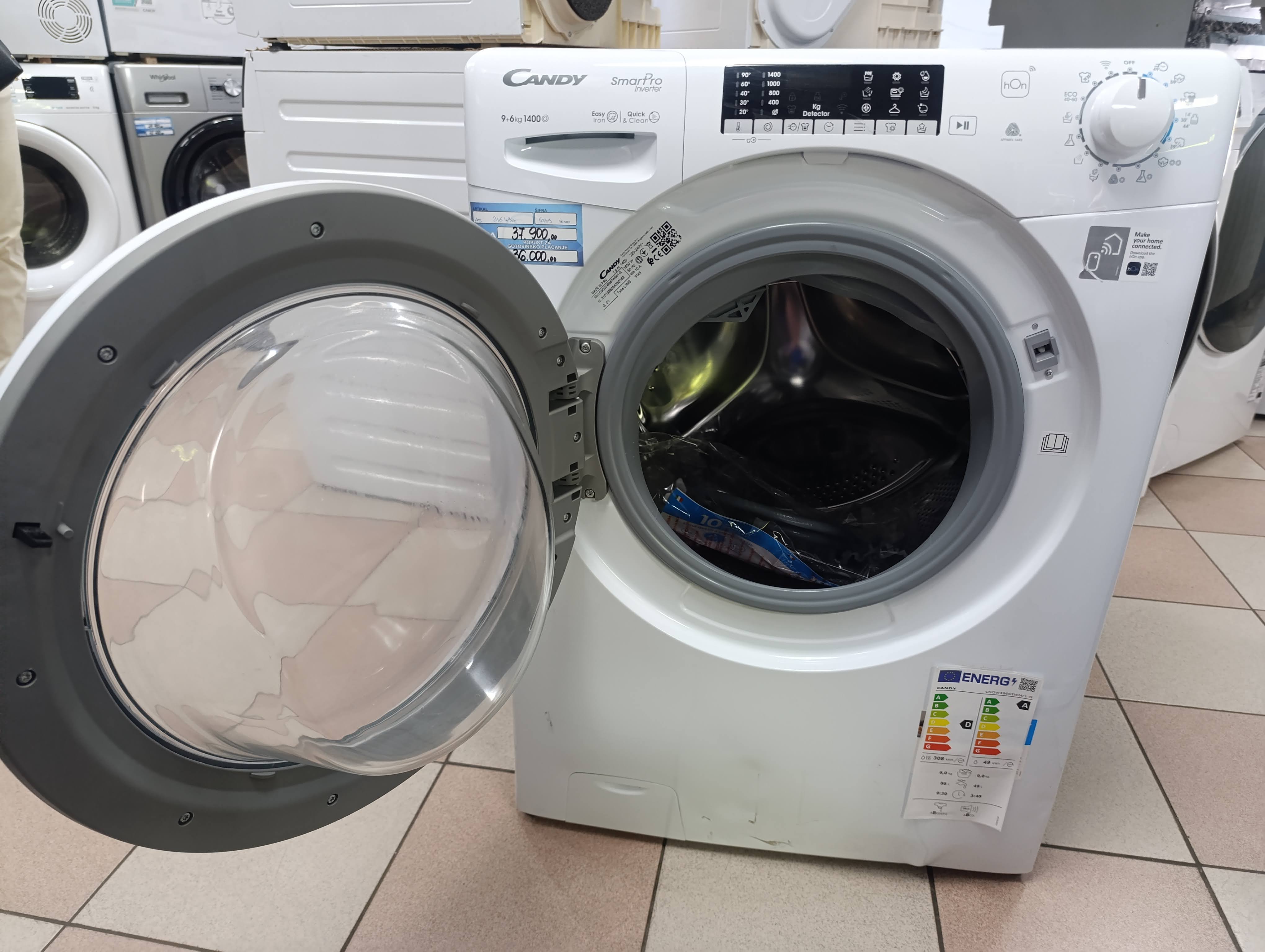 Mašina za pranje i sušenje Candy CSOW4966TWM/1-S