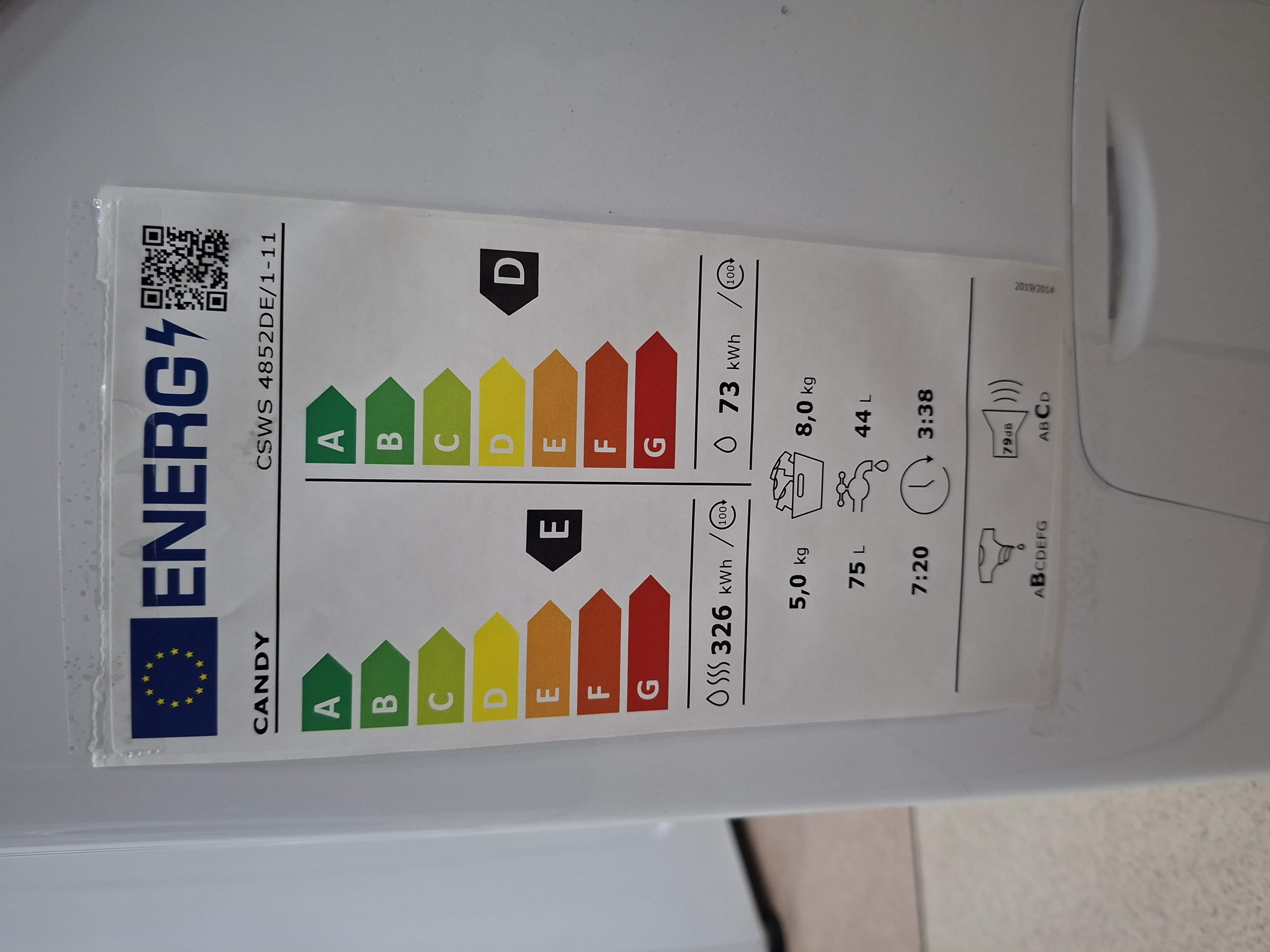 Mašina za pranje i sušenje Candy CSWS4852DE/1-11,8+5 kg