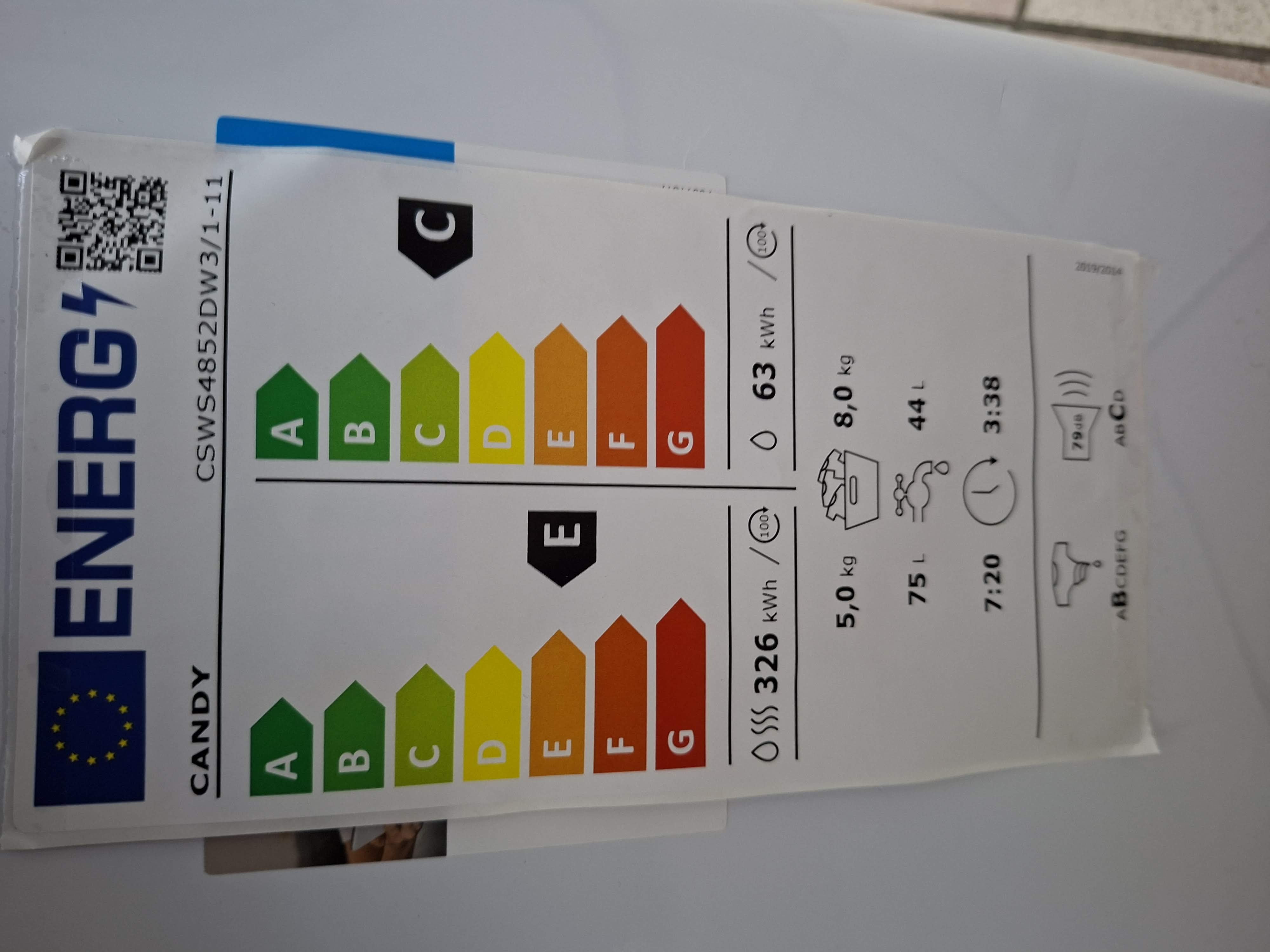 Mašina za pranje i sušenje Candy CSWS4852DW3/1-11 (2) ,8+5 kg