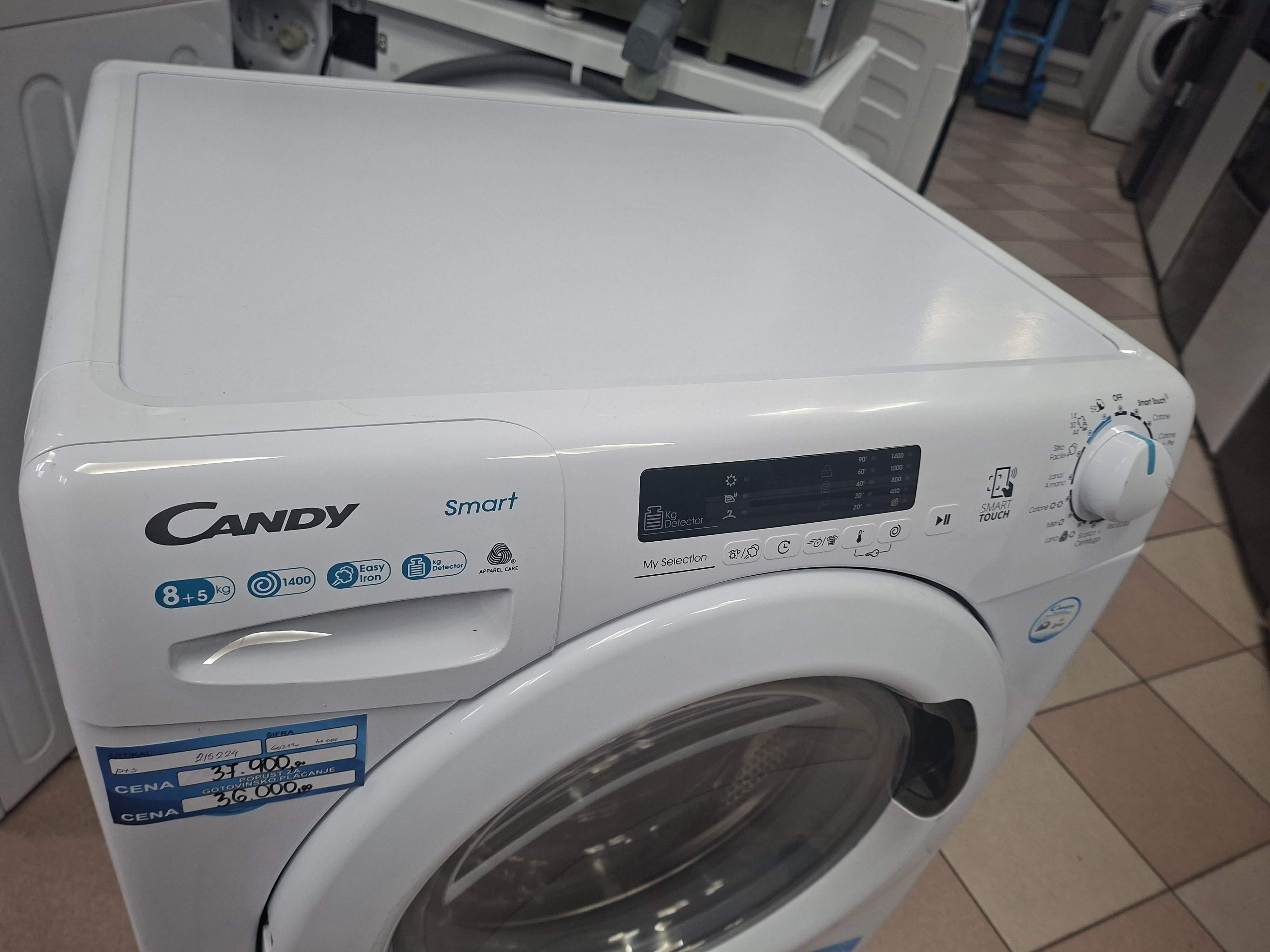 Mašina za pranje i sušenje Candy CSWS4852DW3/1-11 ,8+5 kg