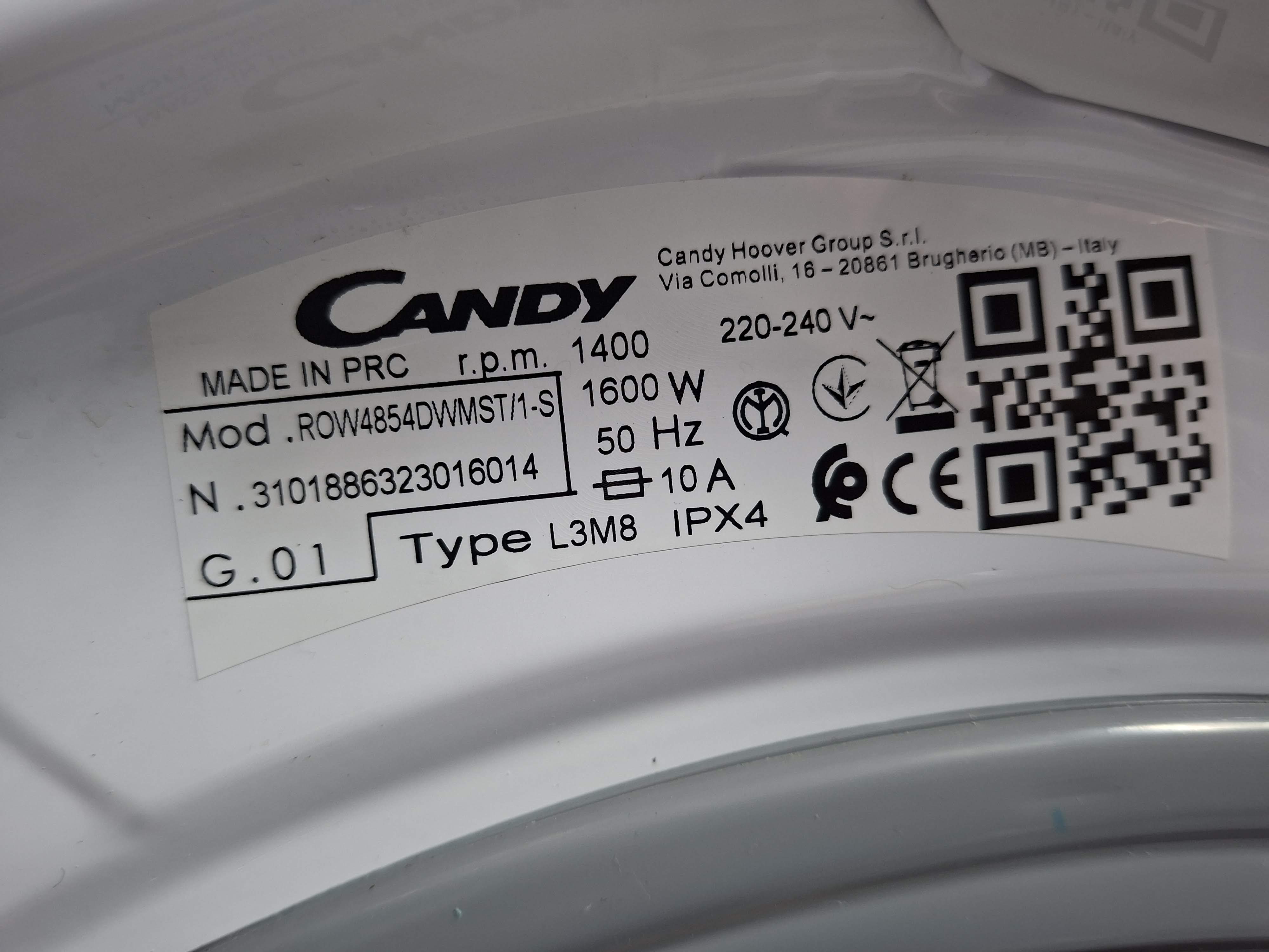 Mašina za pranje i sušenje Candy ROW4854DWMST/1-S ,8+5 kg