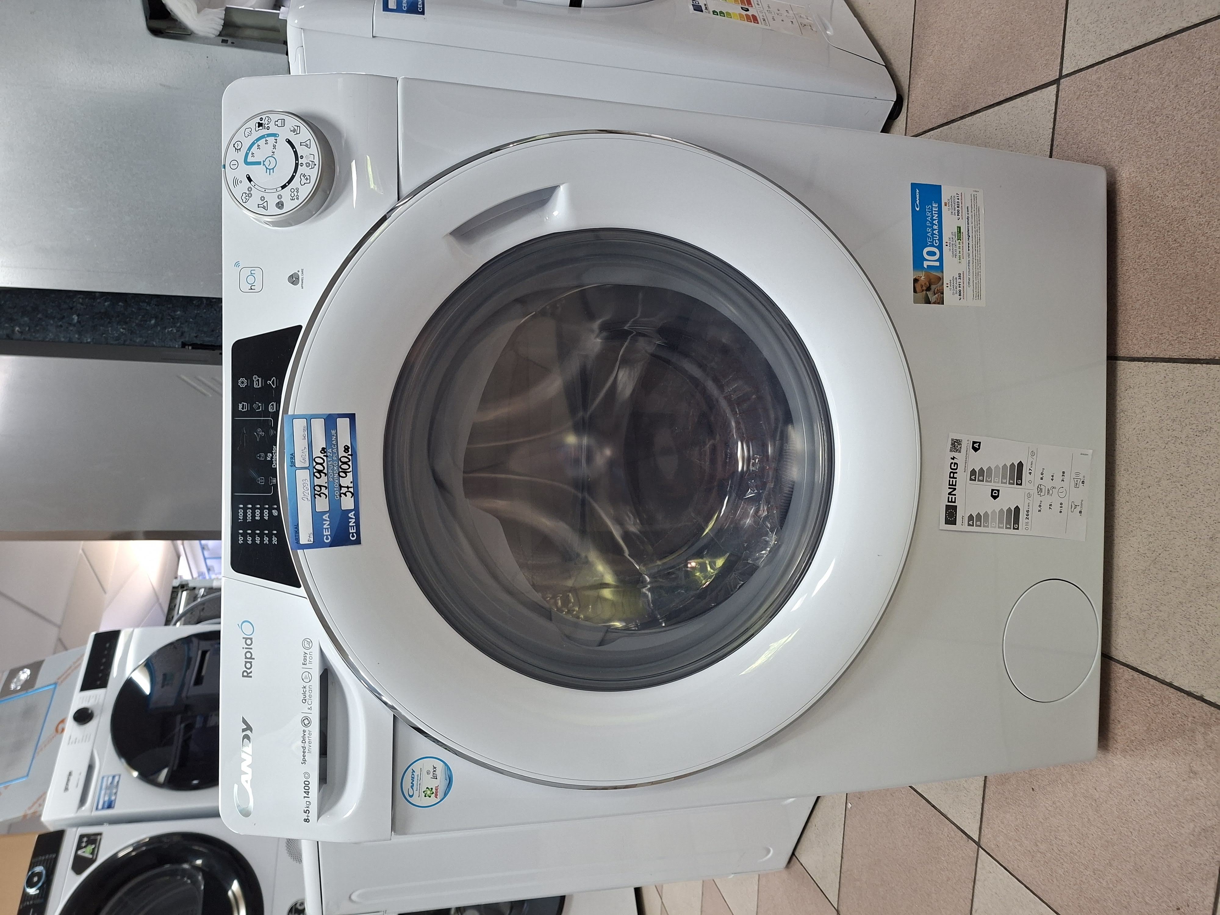 Mašina za pranje i sušenje Candy ROW4854DWMST/1-S ,8+5 kg