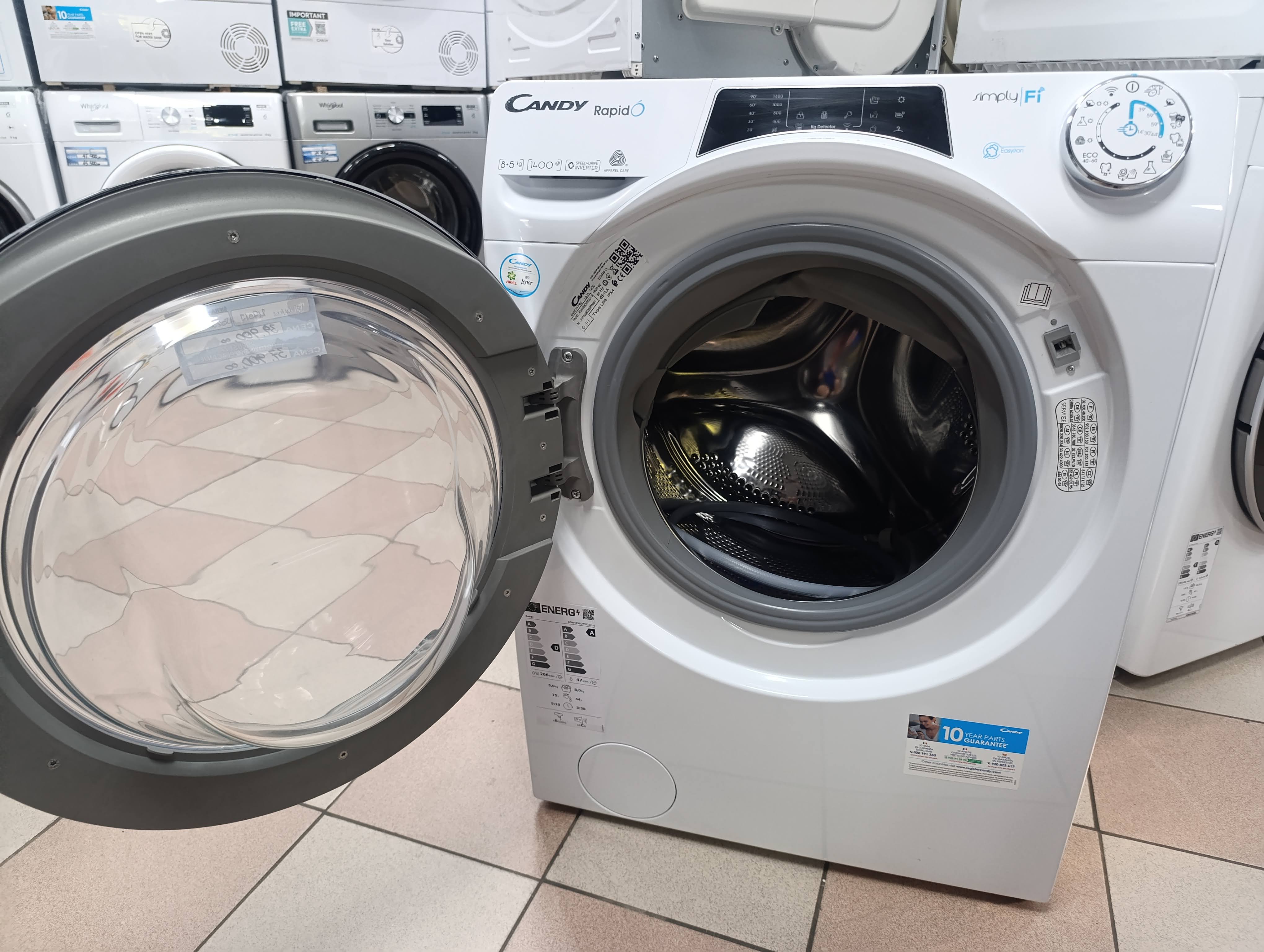 Mašina za pranje i sušenje Candy ROW4856DWMCE/1-S, 8+5kg.