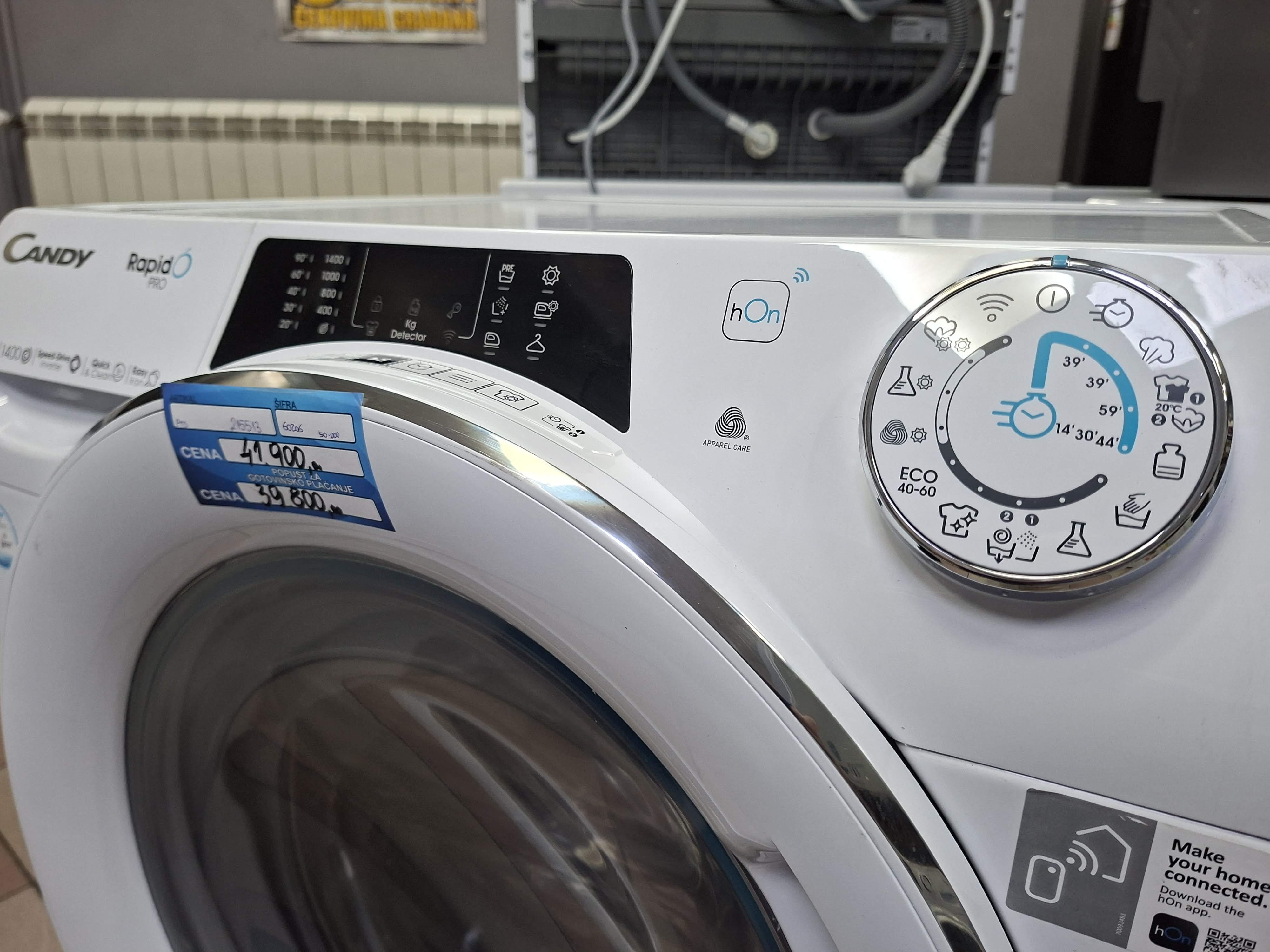 Mašina za pranje i sušenje Candy ROW4964DWMCT/1-S , 9+6 kg.