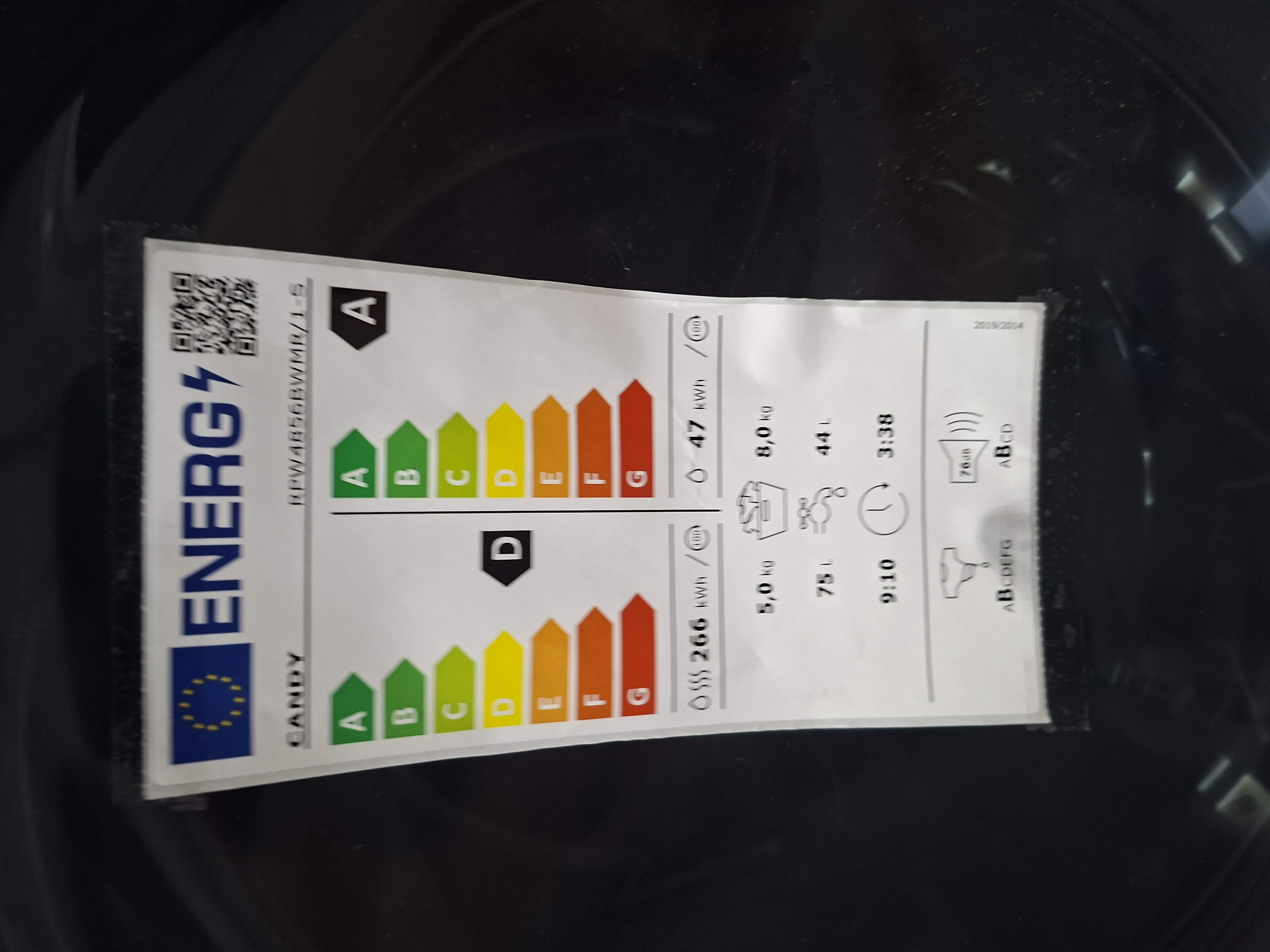 Mašina za pranje i sušenje Candy RPW4856BWMR/1-S, 8+5 kg