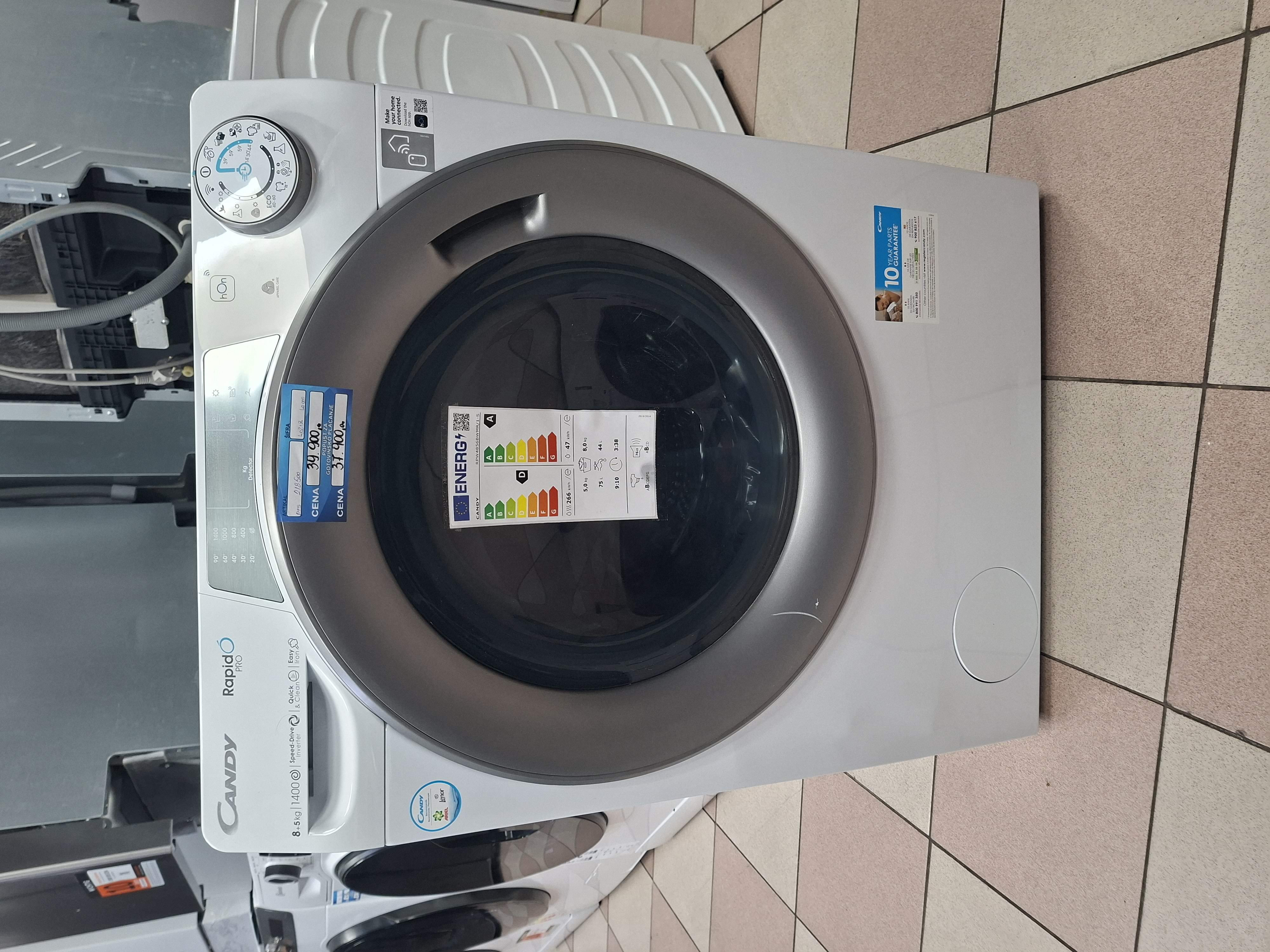 Mašina za pranje i sušenje Candy RPW4856BWMR/1-S, 8+5 kg