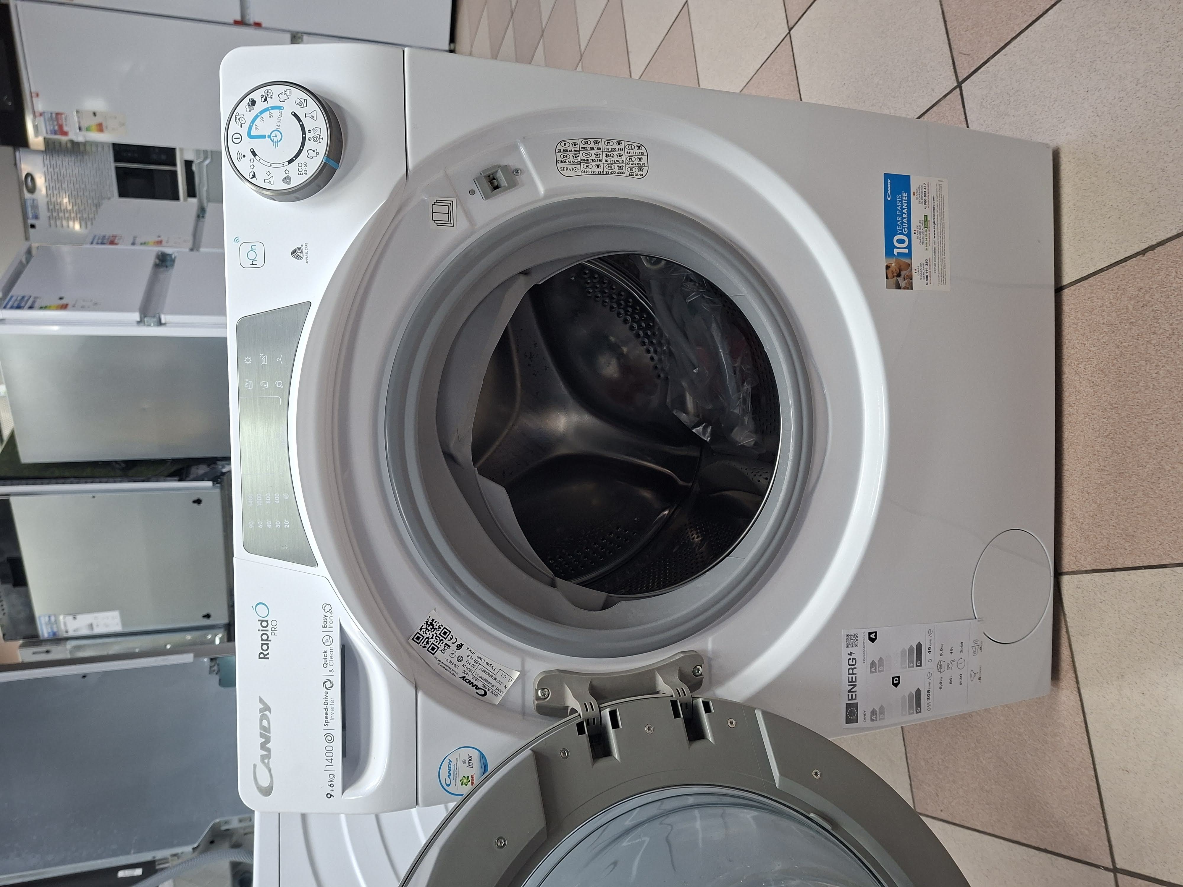 Mašina za pranje i sušenje Candy RPW4966BWMR/1-S (2), 9+6 kg.