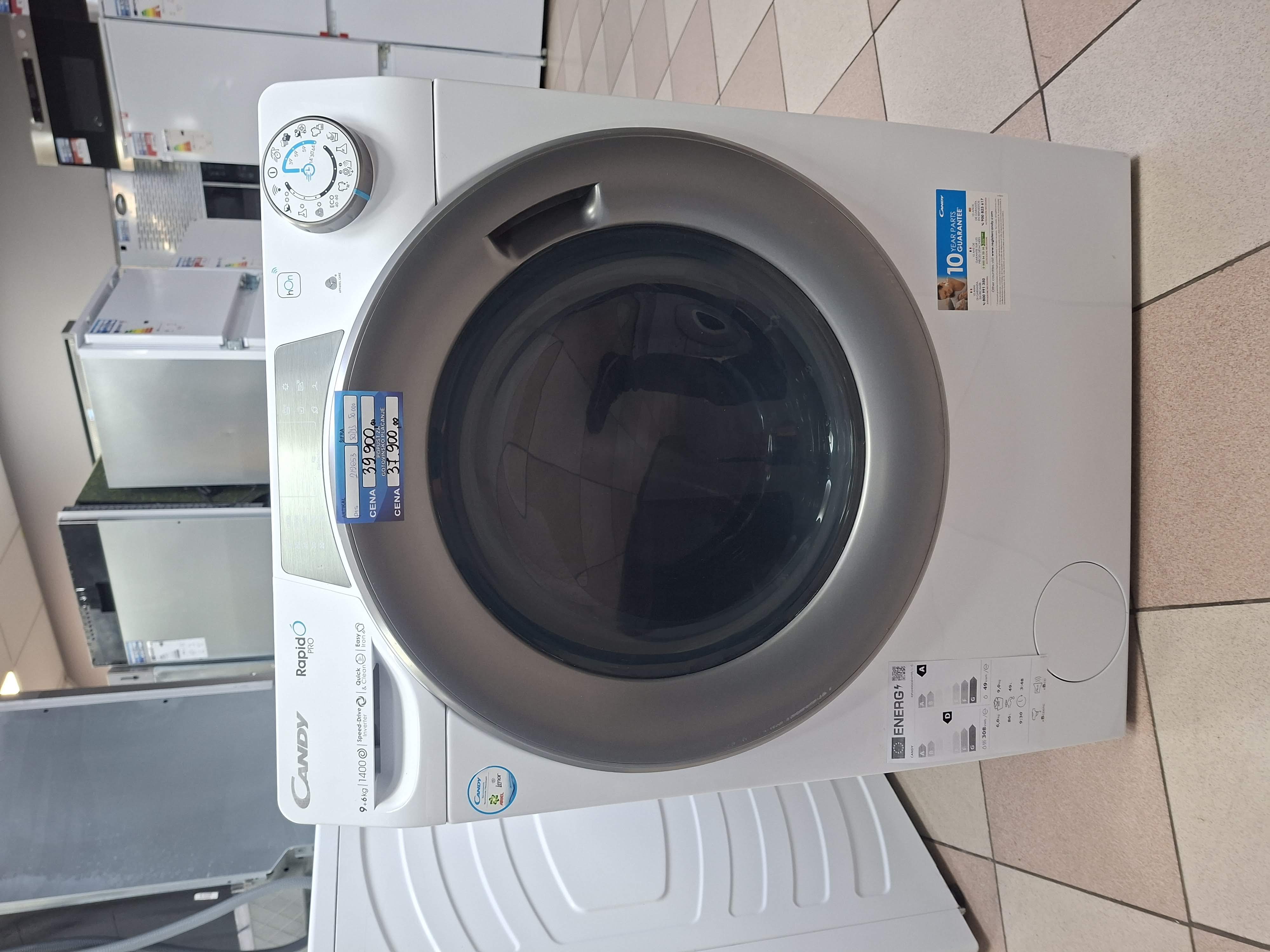 Mašina za pranje i sušenje Candy RPW4966BWMR/1-S (2), 9+6 kg.