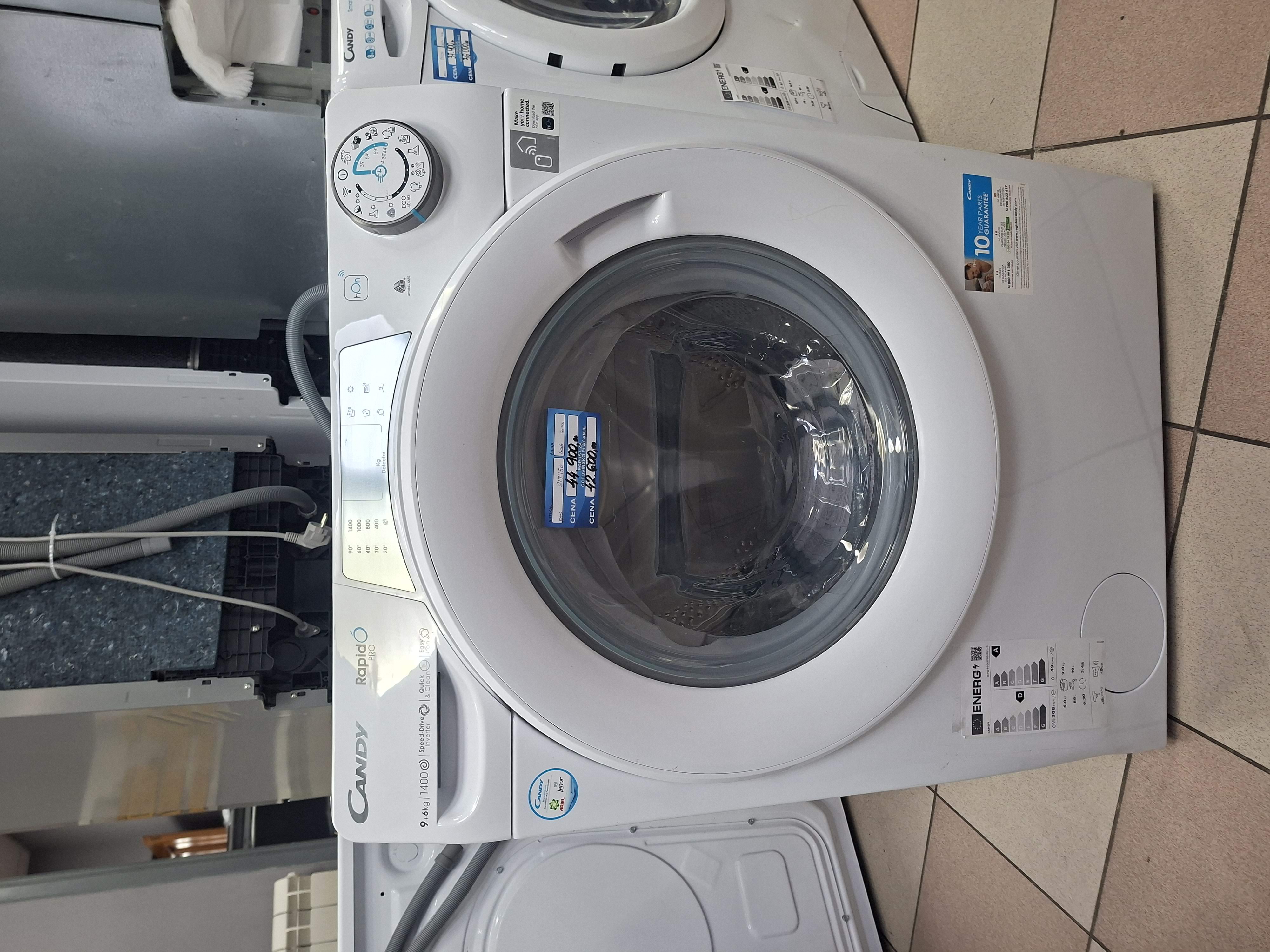 Mašina za pranje i sušenje Candy RPW4966BWMR/1-S, 9+6 kg.