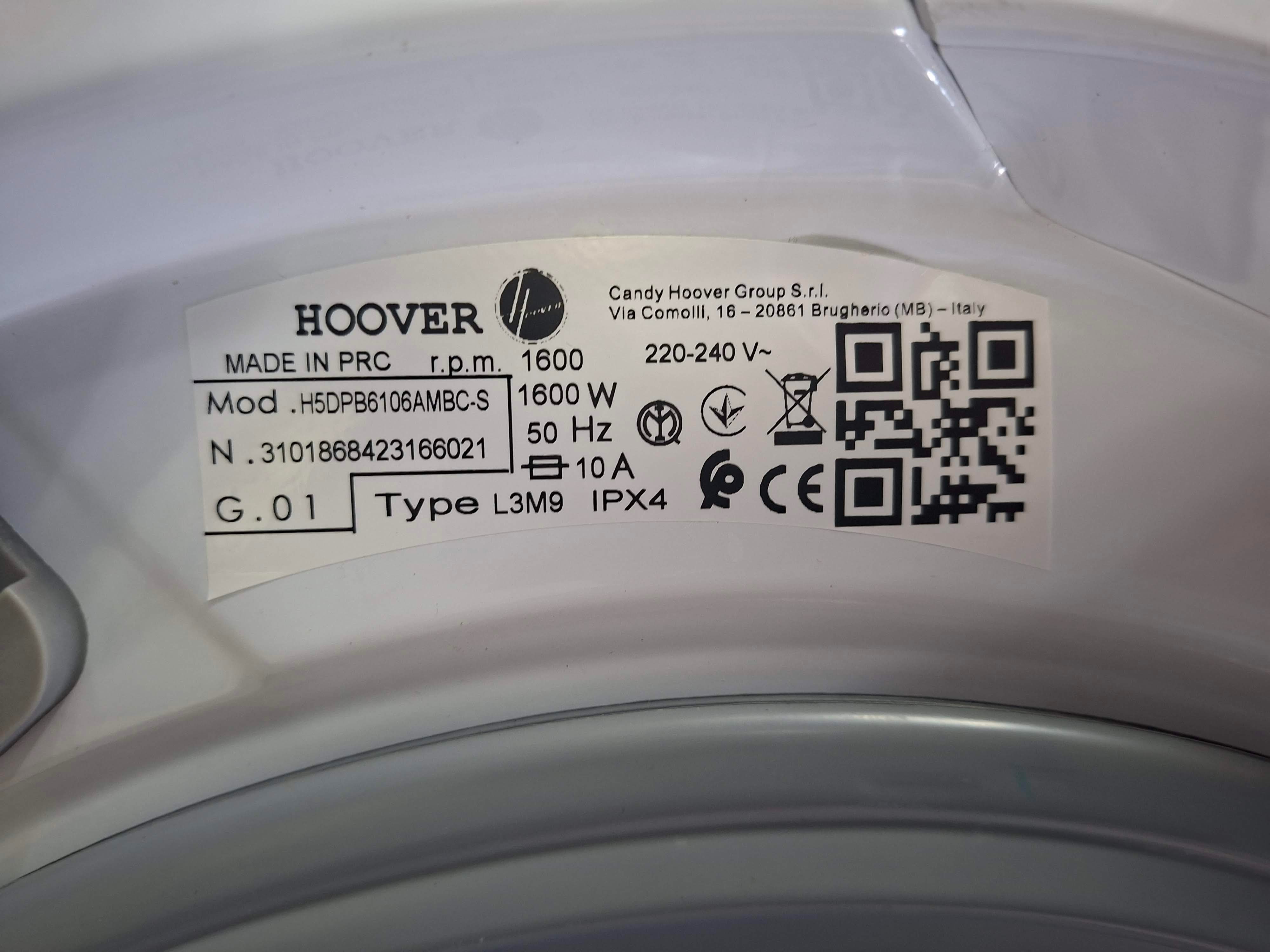 Mašina za pranje i sušenje Hoover H5DPB6106AMBC , 10+6 kg