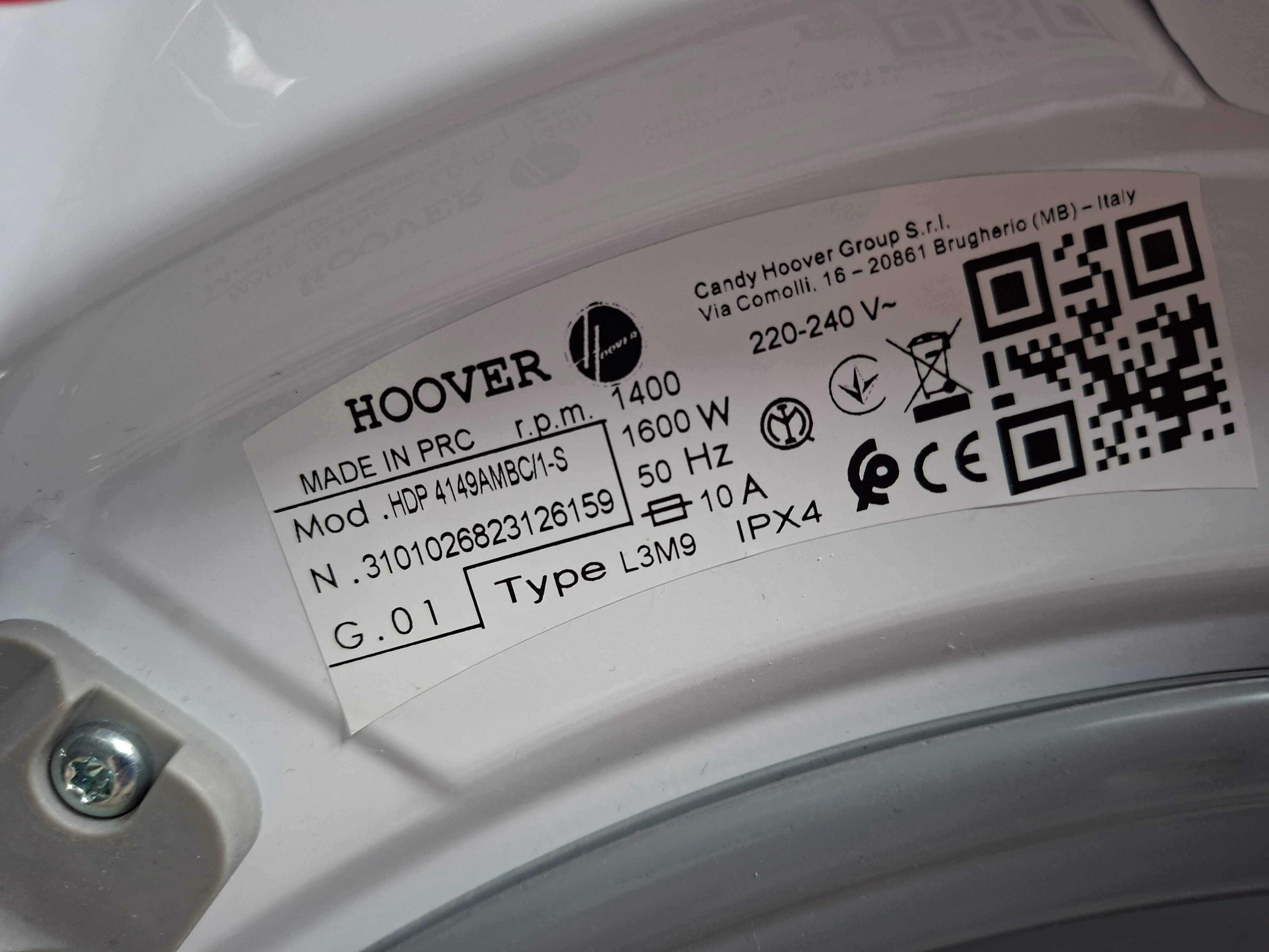 Mašina za pranje i sušenje Hoover HDP 4149AMBC/1-S , 14+9 kg.