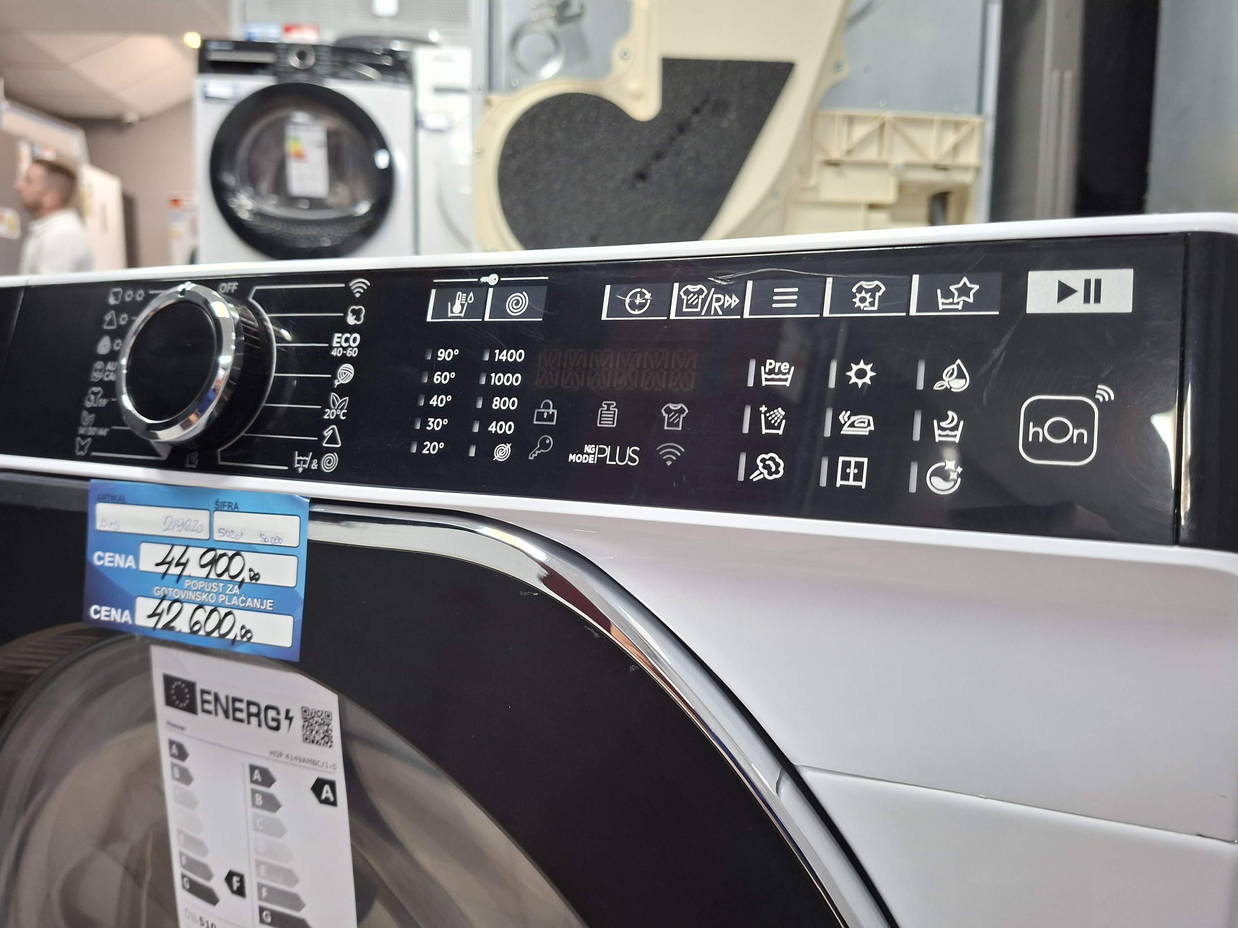 Mašina za pranje i sušenje Hoover HDP 4149AMBC/1-S , 14+9 kg.
