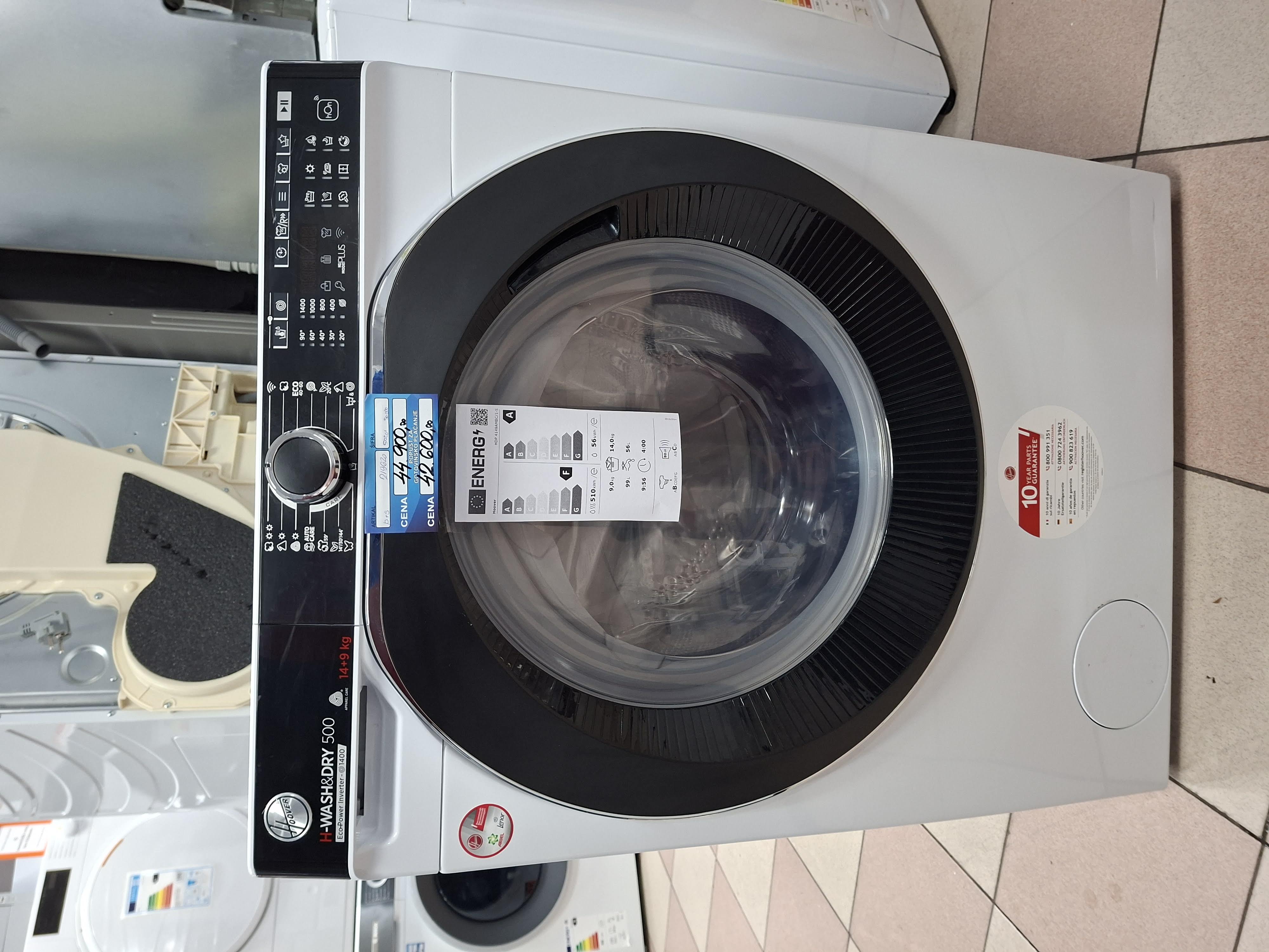 Mašina za pranje i sušenje Hoover HDP 4149AMBC/1-S , 14+9 kg.