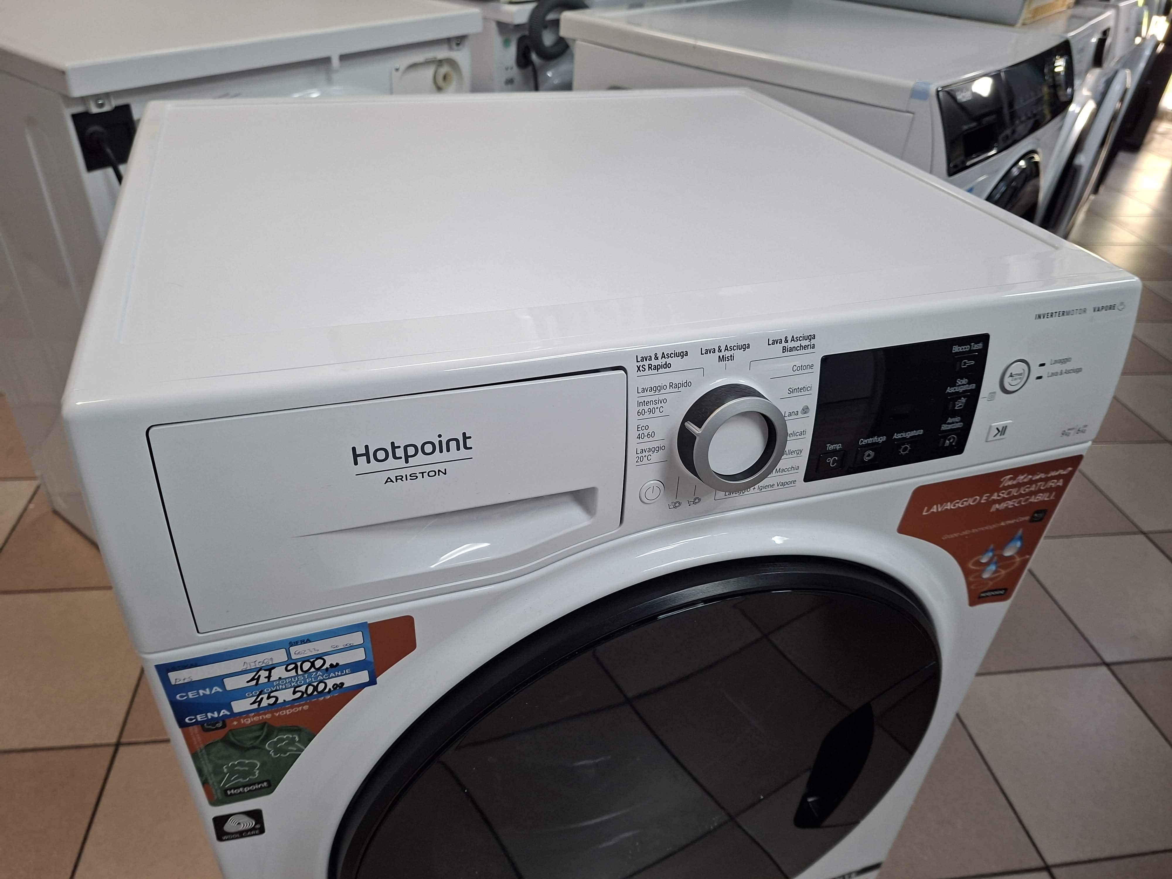 Mašina za pranje i sušenje Hotpoint Ariston NDB 9636 DA IT, 9+6 kg