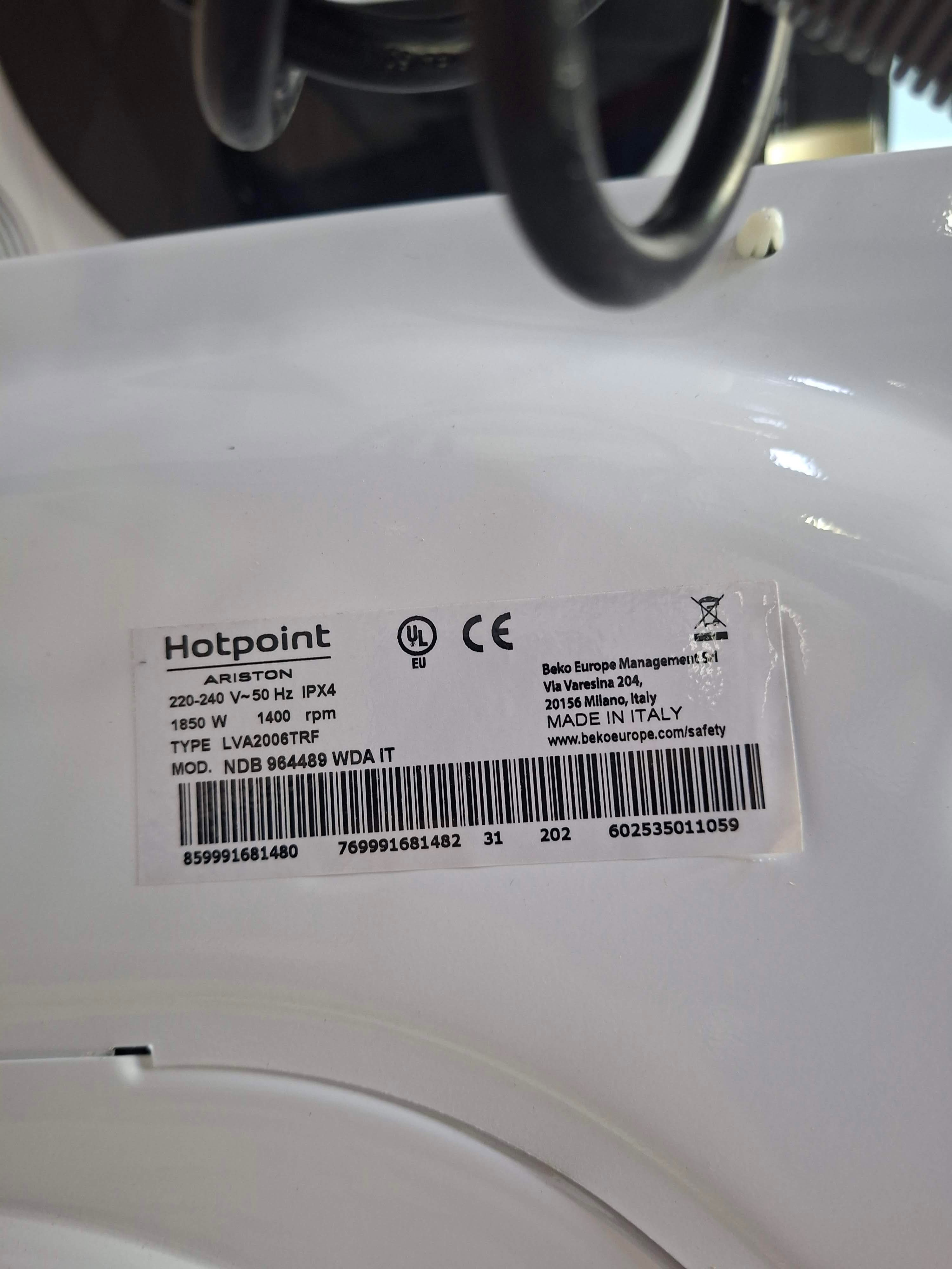 Mašina za pranje i sušenje Hotpoint Ariston NDB 964489WDA IT