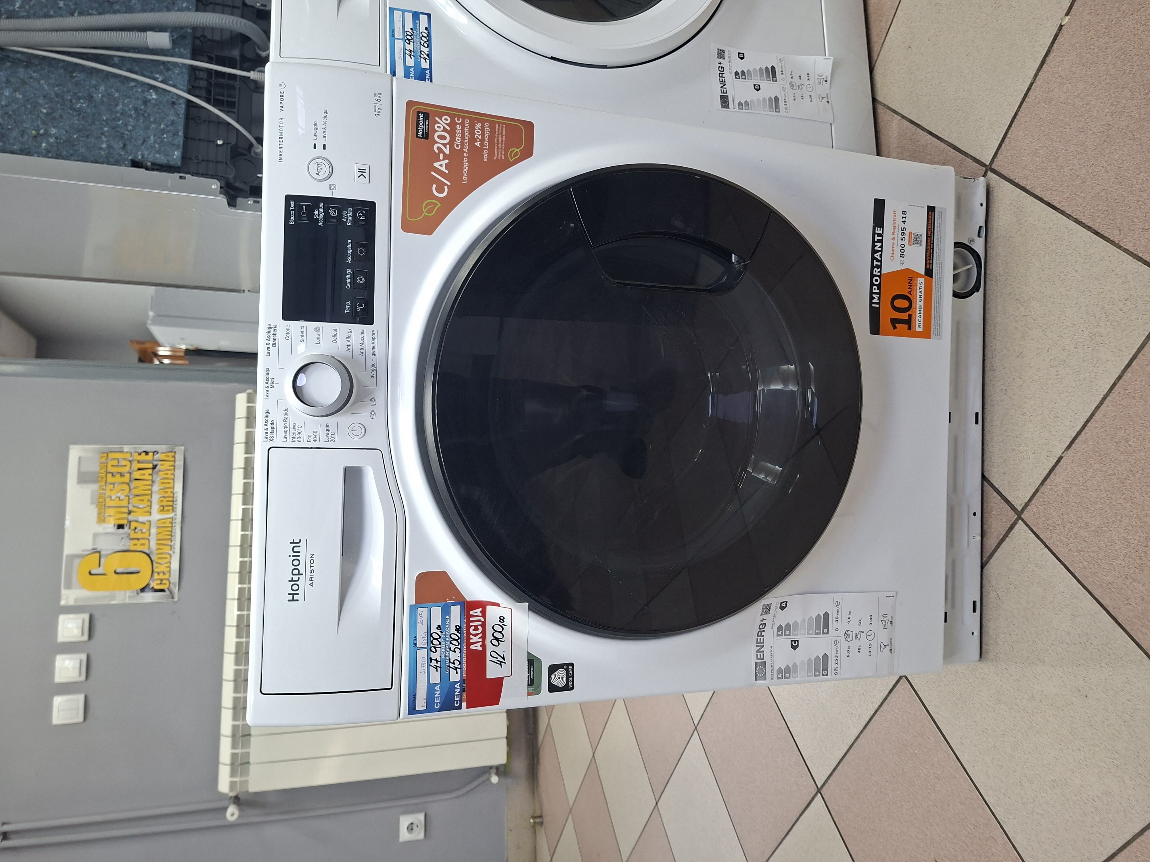 Mašina za pranje i sušenje Hotpoint Ariston NDB 964489WDA IT