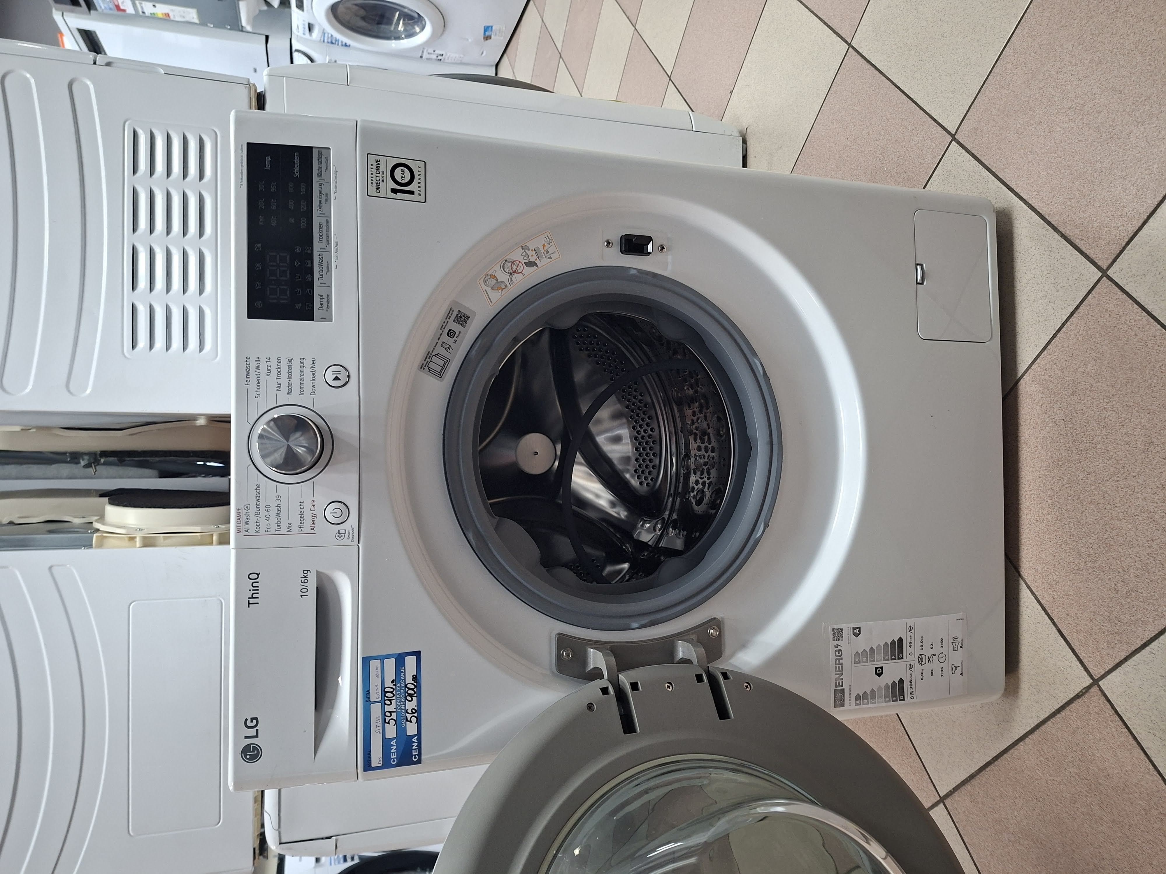 Mašina za pranje i sušenje LG W4WR70X61 , 10+6 kg