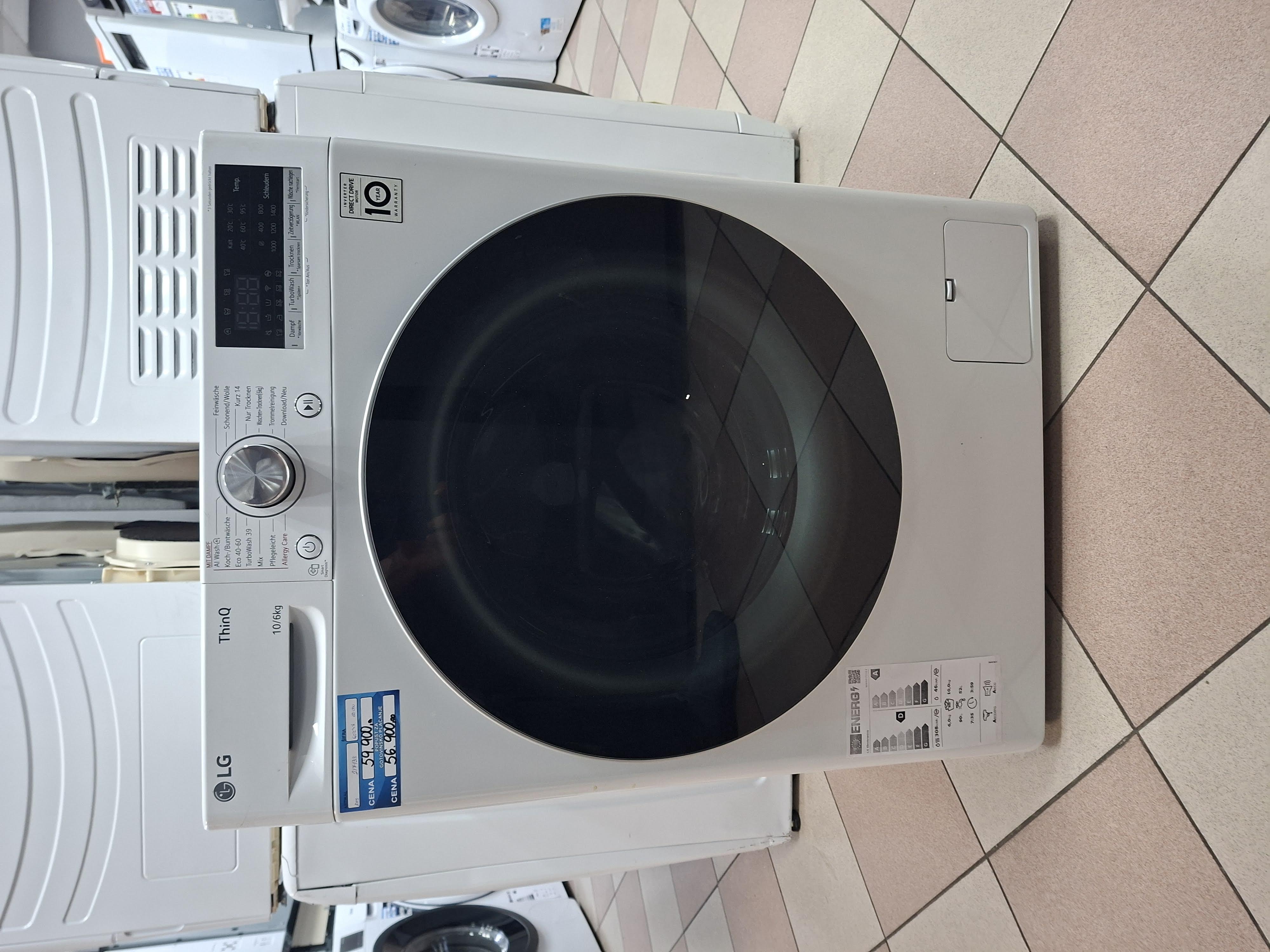 Mašina za pranje i sušenje LG W4WR70X61 , 10+6 kg