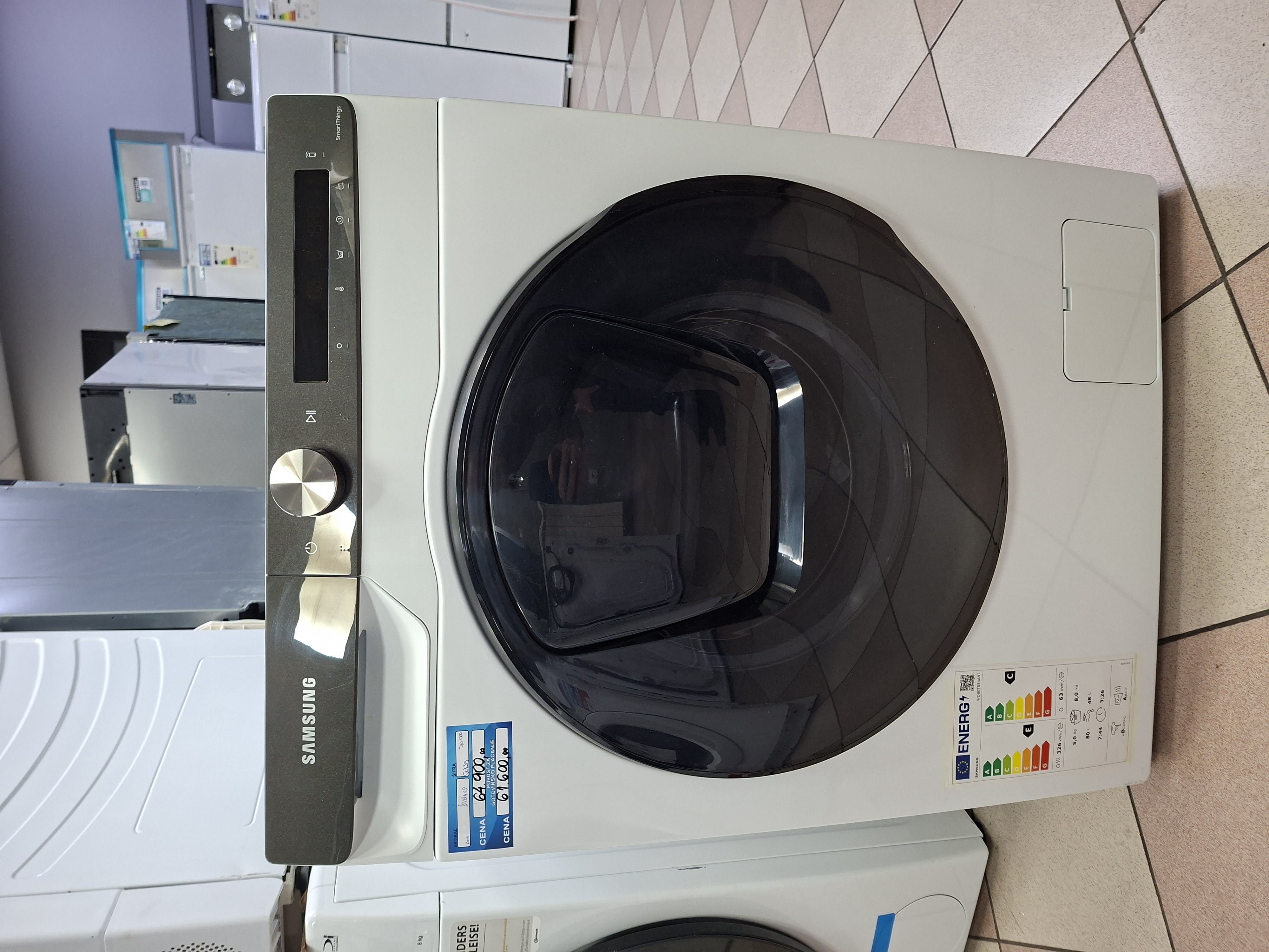 Mašina za pranje i sušenje Samsung WD80T554ABT , 8+5 Kg