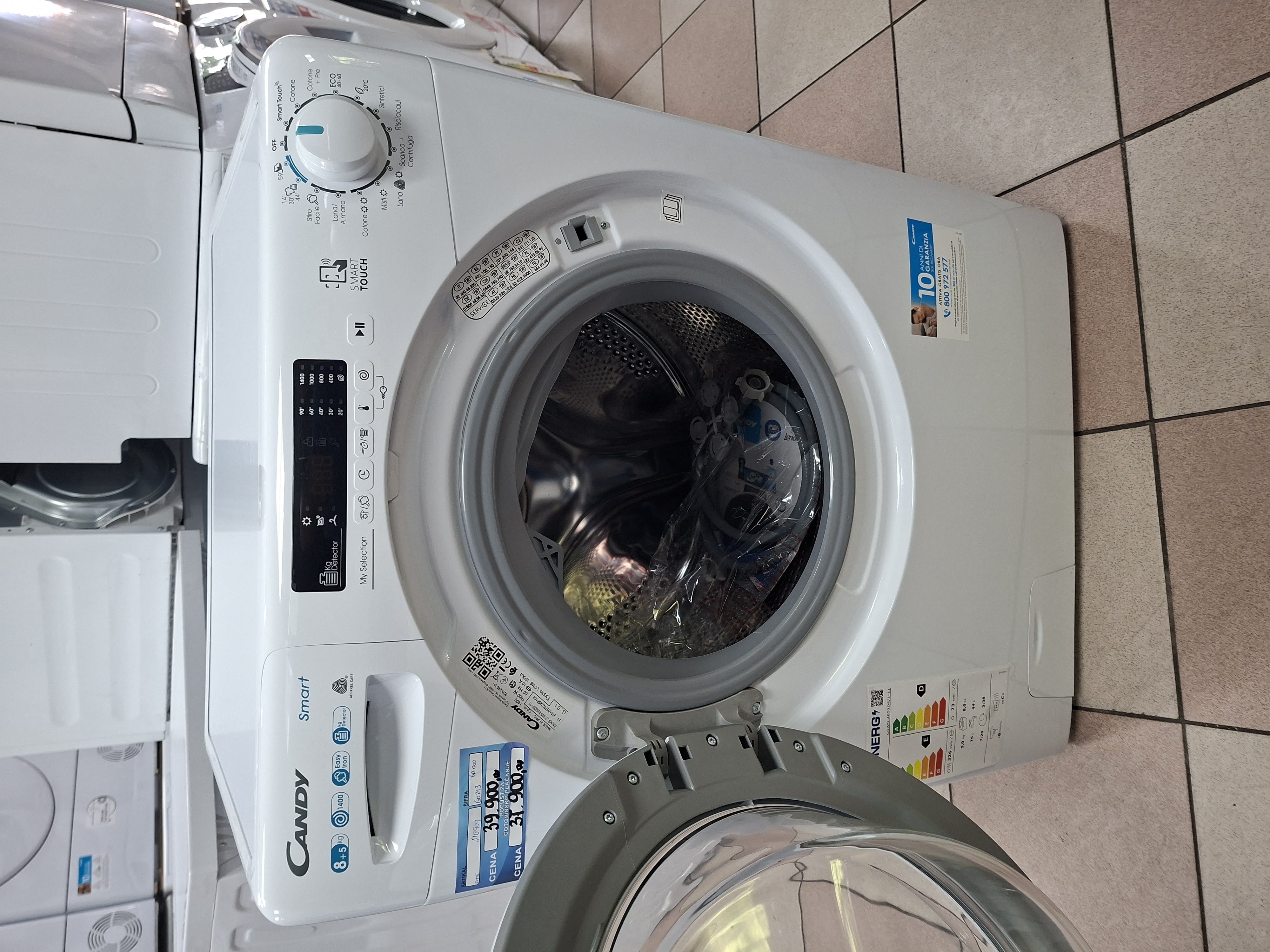 Mašina za pranje i sušenje veša Candy CSWS 4852DE/1-11, 8+5 Kg.