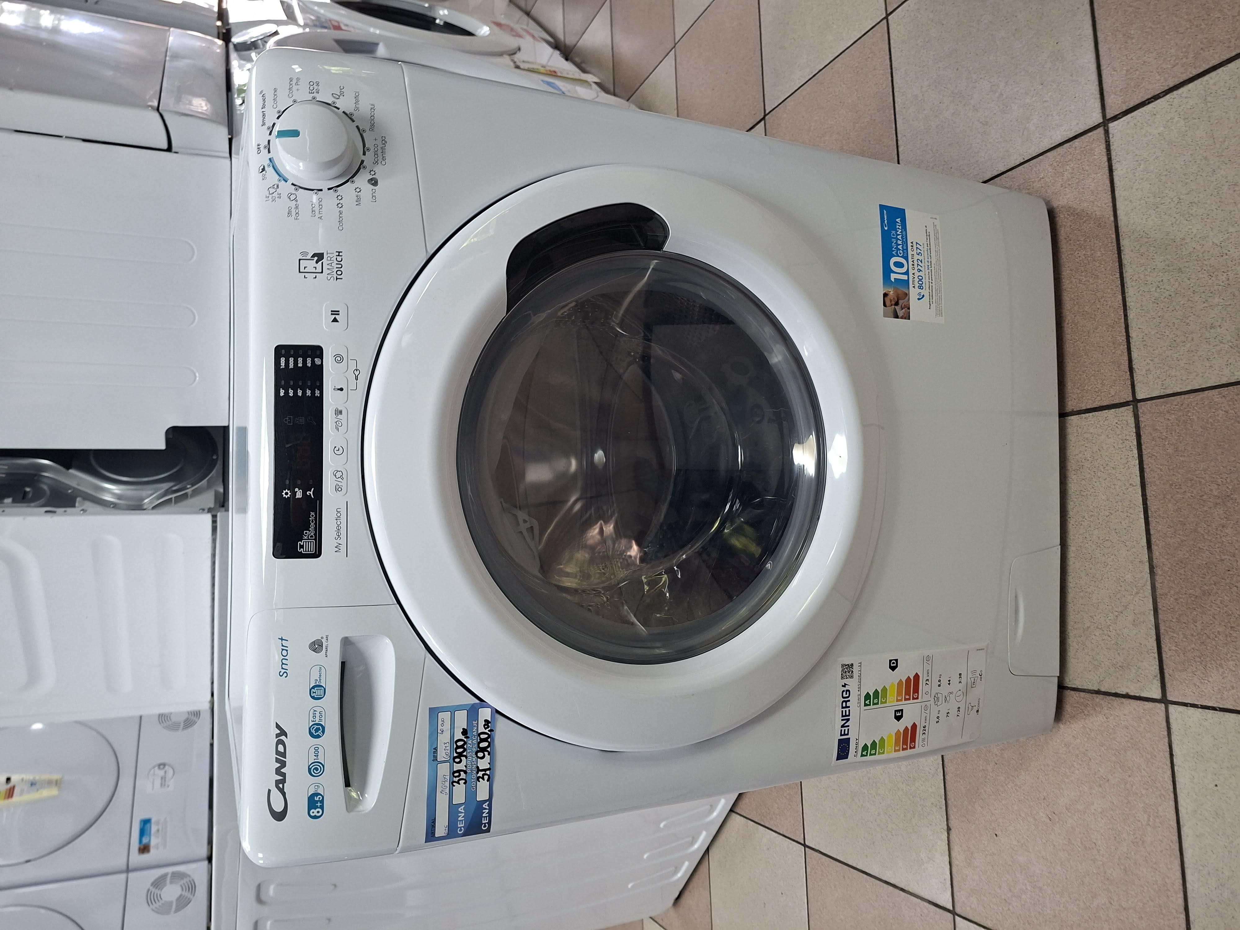 Mašina za pranje i sušenje veša Candy CSWS 4852DE/1-11, 8+5 Kg.